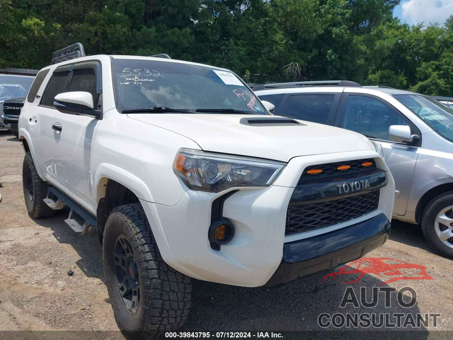 TOYOTA 4RUNNER 2019 - JTEBU5JRXK5700326