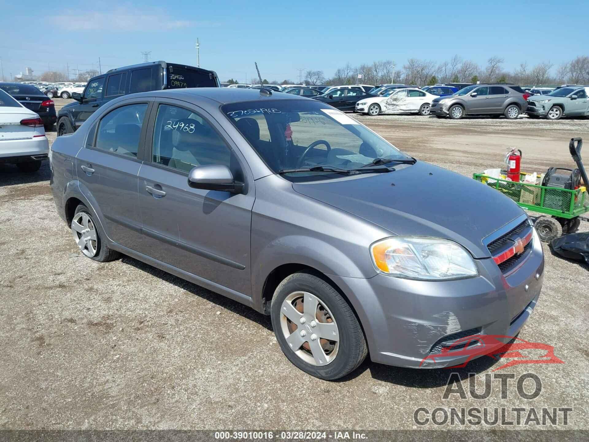 CHEVROLET AVEO 2011 - KL1TD5DE5BB147997