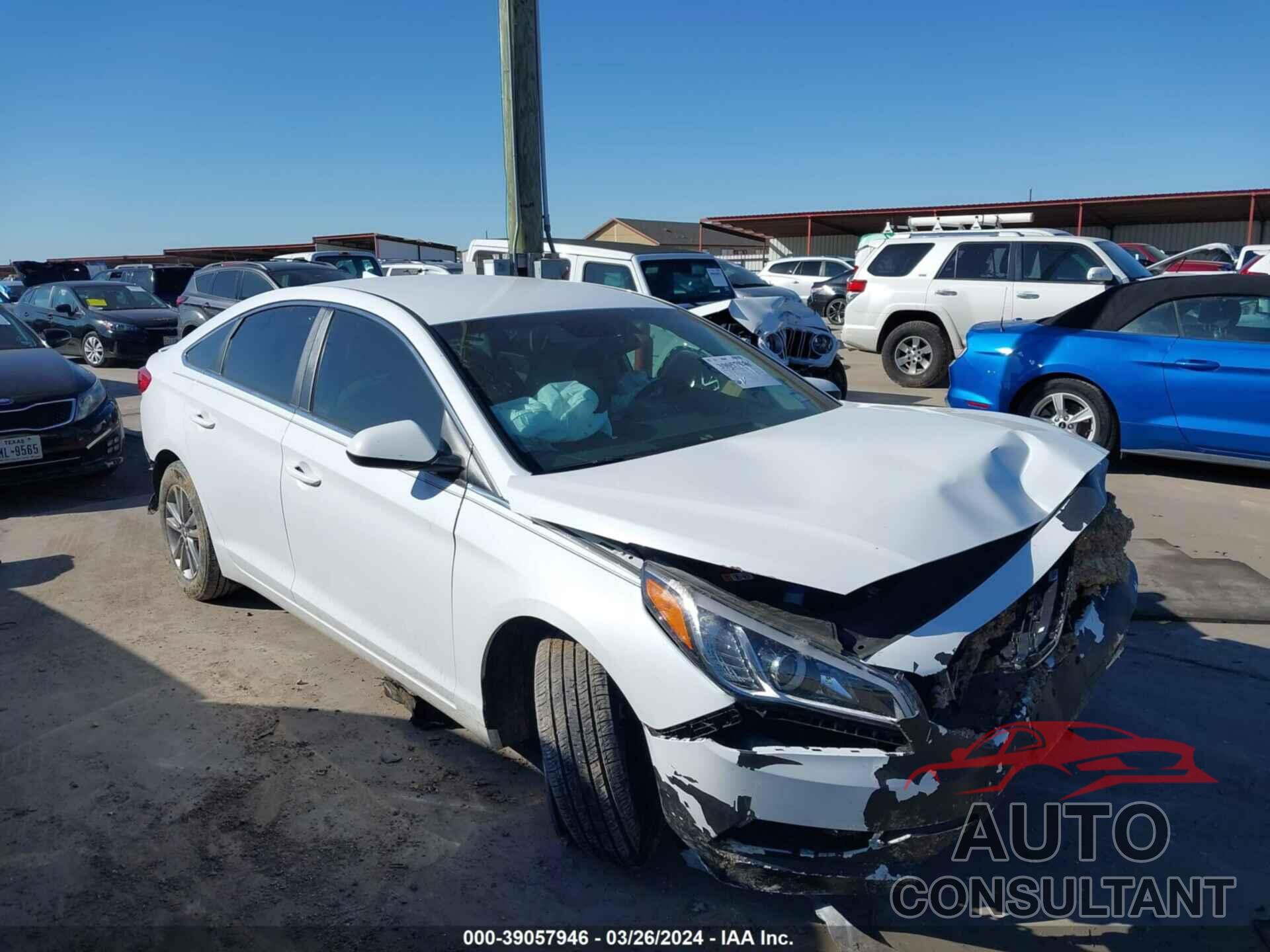 HYUNDAI SONATA 2016 - 5NPE24AF7GH292155
