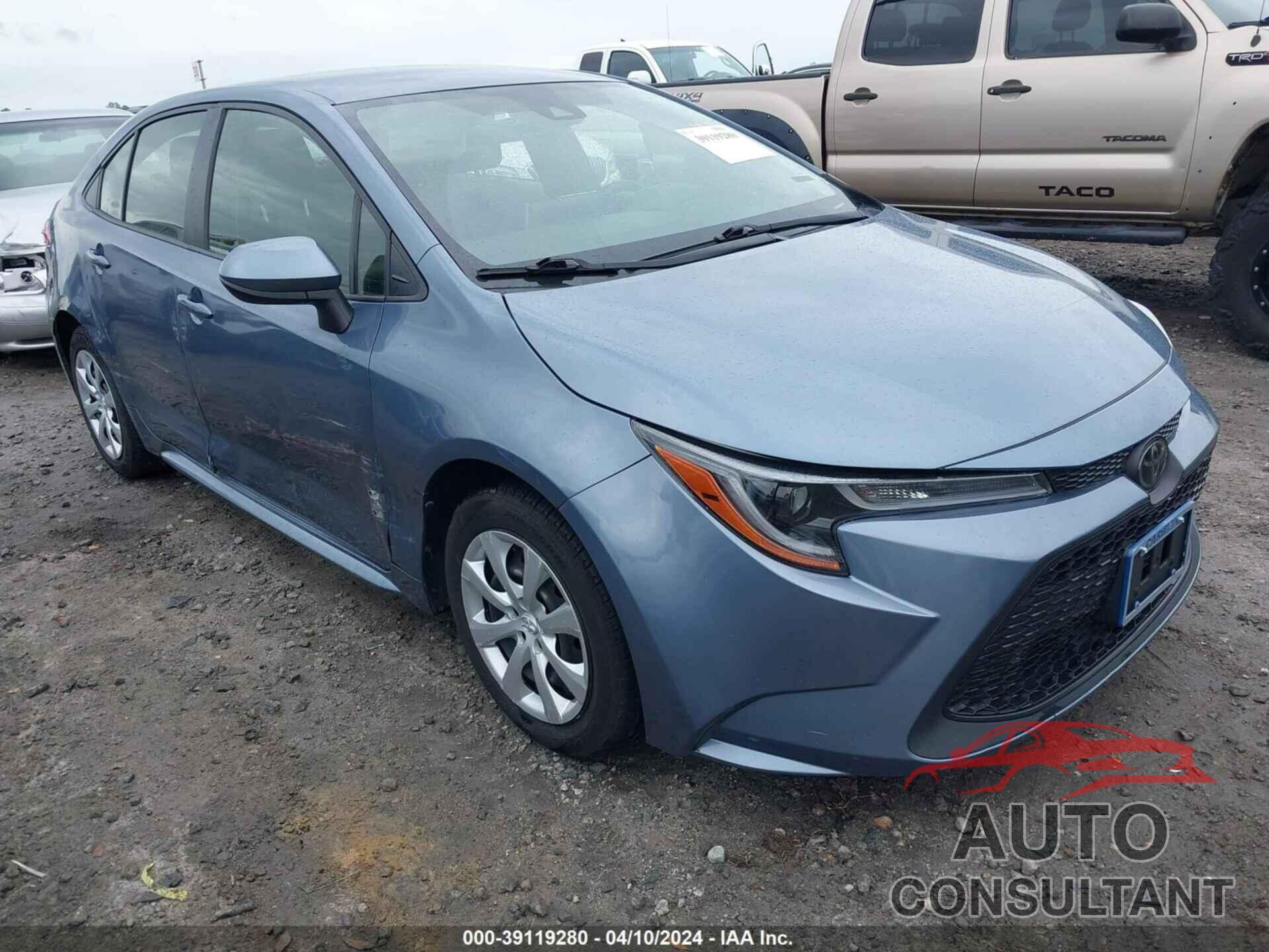 TOYOTA COROLLA 2020 - JTDEPRAEXLJ043436