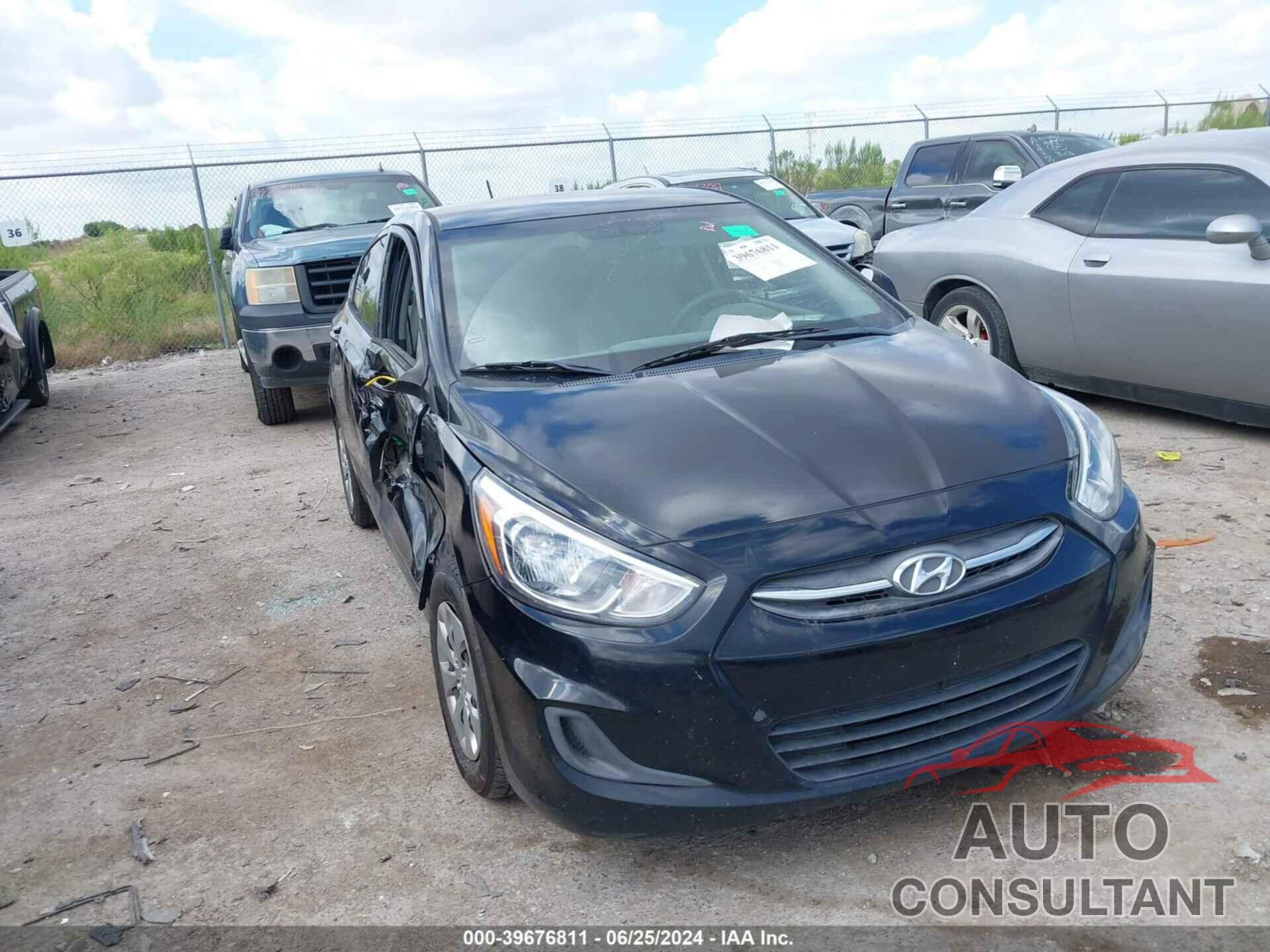 HYUNDAI ACCENT 2017 - KMHCT4AE5HU353100