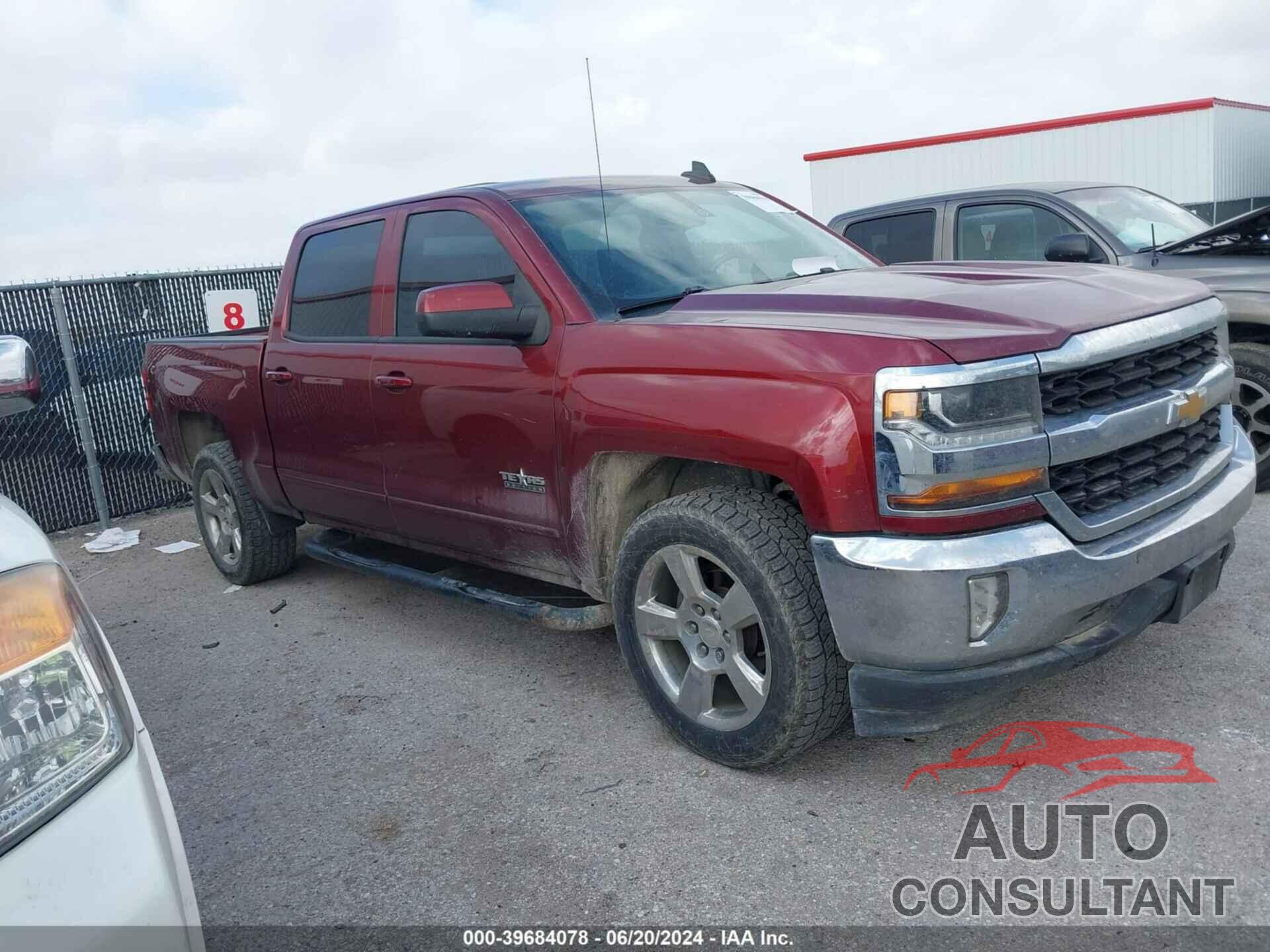 CHEVROLET SILVERADO 1500 2017 - 3GCPCREC5HG126987