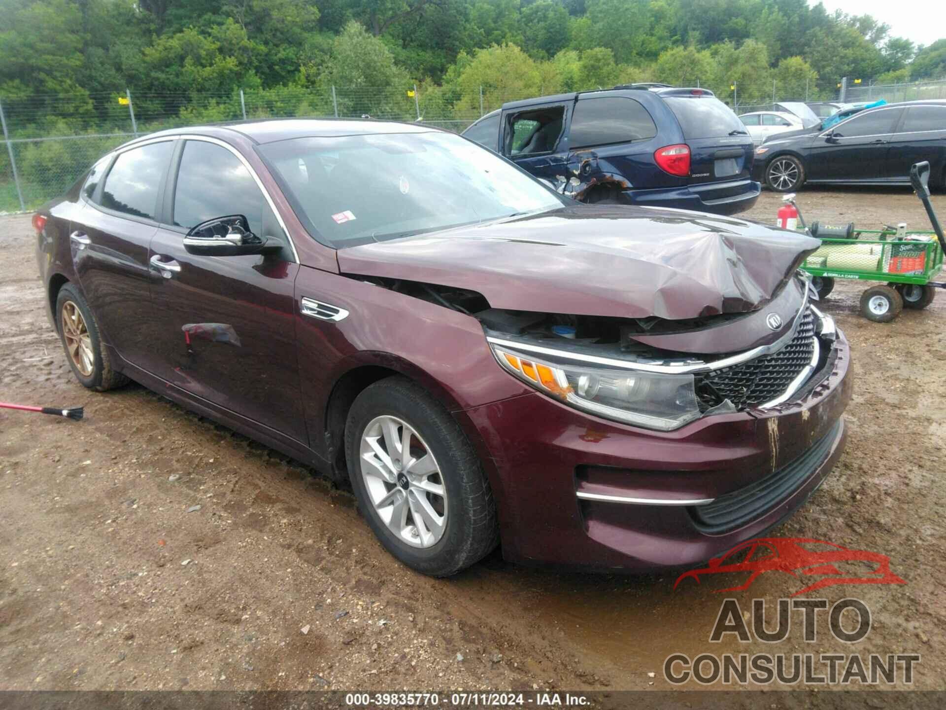 KIA OPTIMA 2016 - 5XXGT4L33GG100220