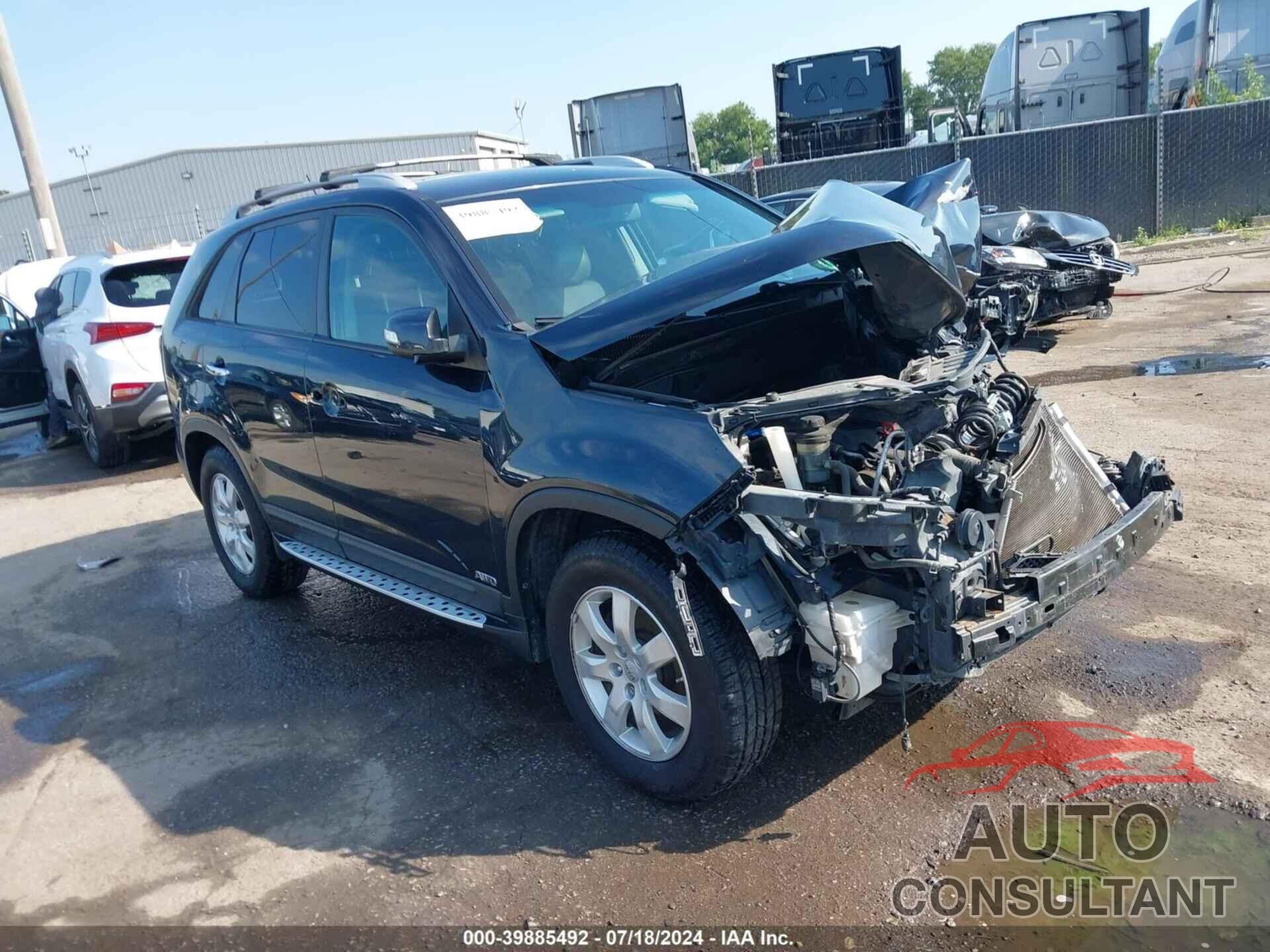 KIA SORENTO 2012 - 5XYKTDA68CG244911