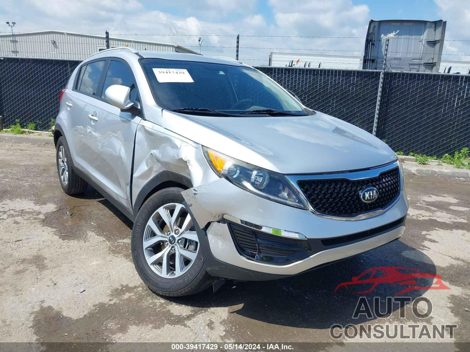 KIA SPORTAGE 2016 - KNDPB3AC5G7797480