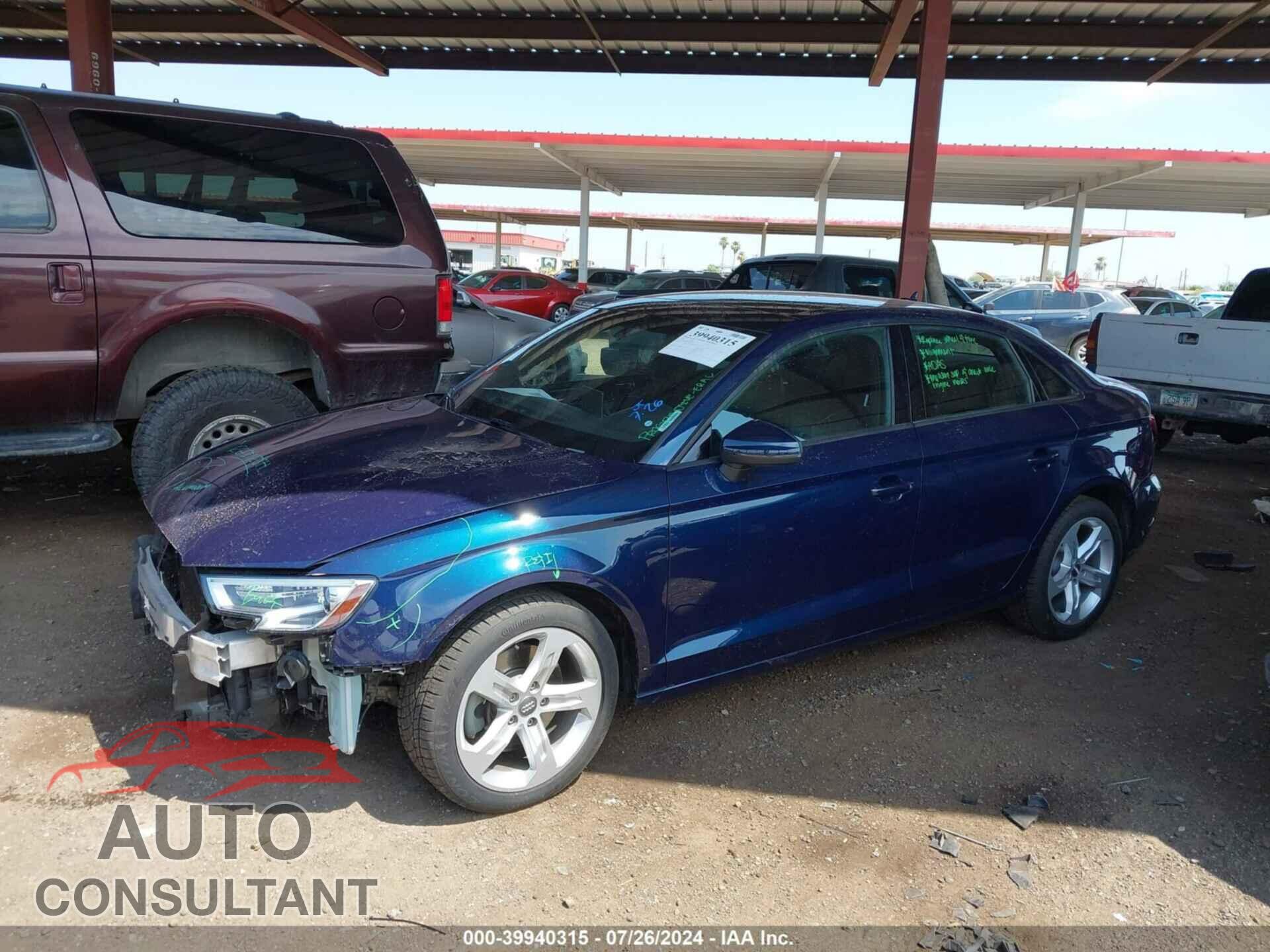 AUDI A3 2018 - WAUAUGFF4J1059543