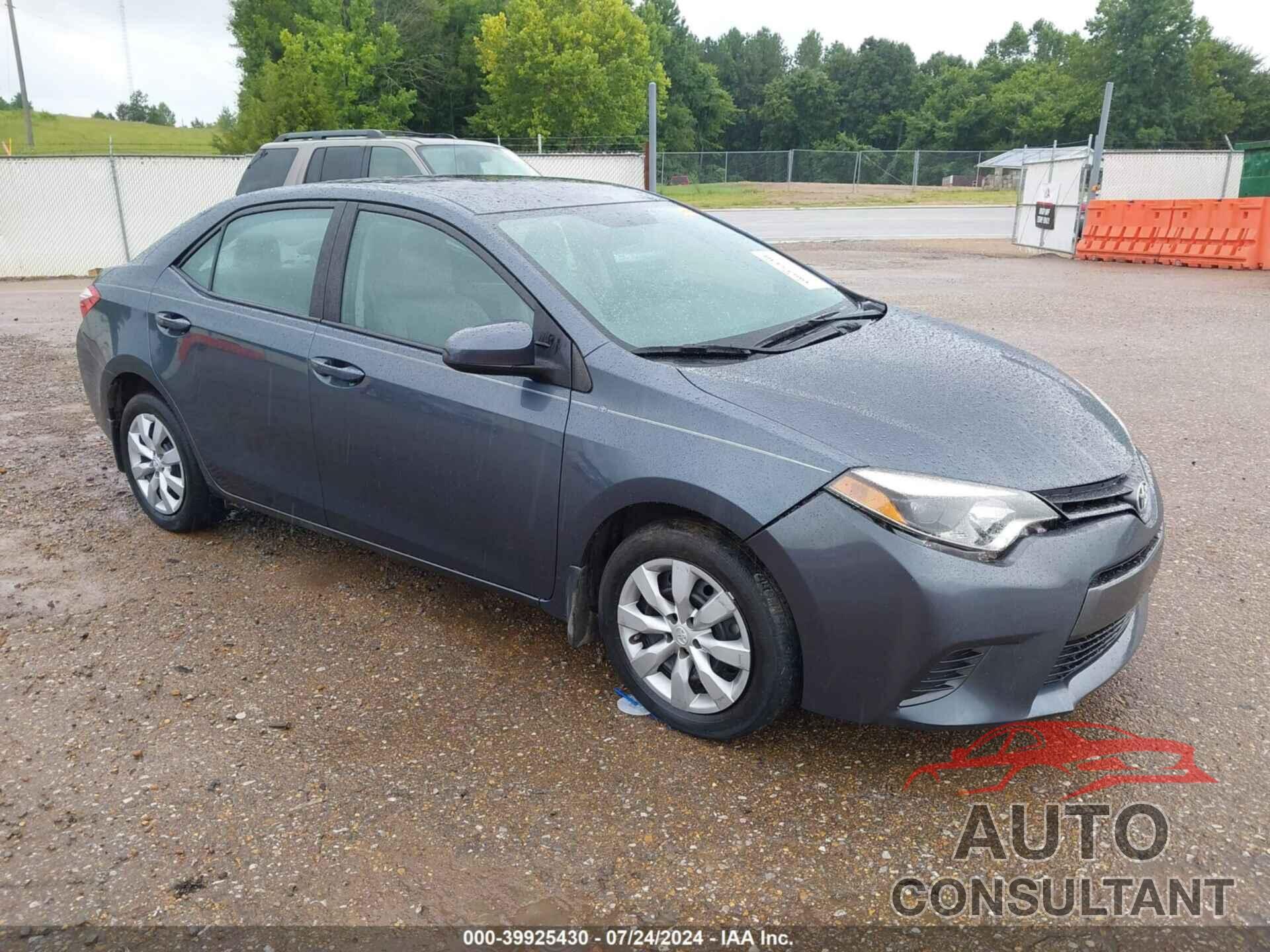 TOYOTA COROLLA 2016 - 2T1BURHE6GC530510