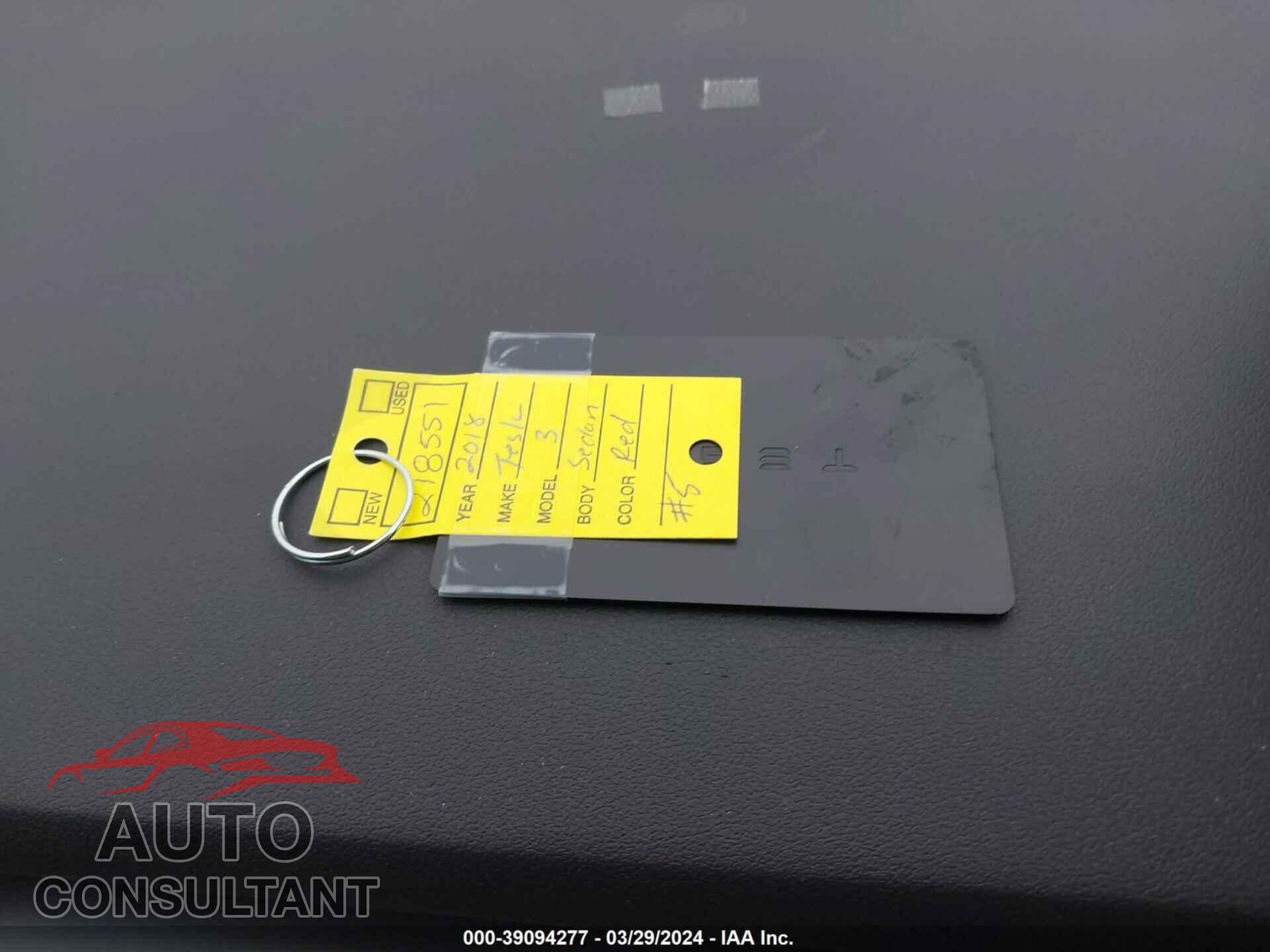 TESLA MODEL 3 2018 - 5YJ3E1EA4JF048108