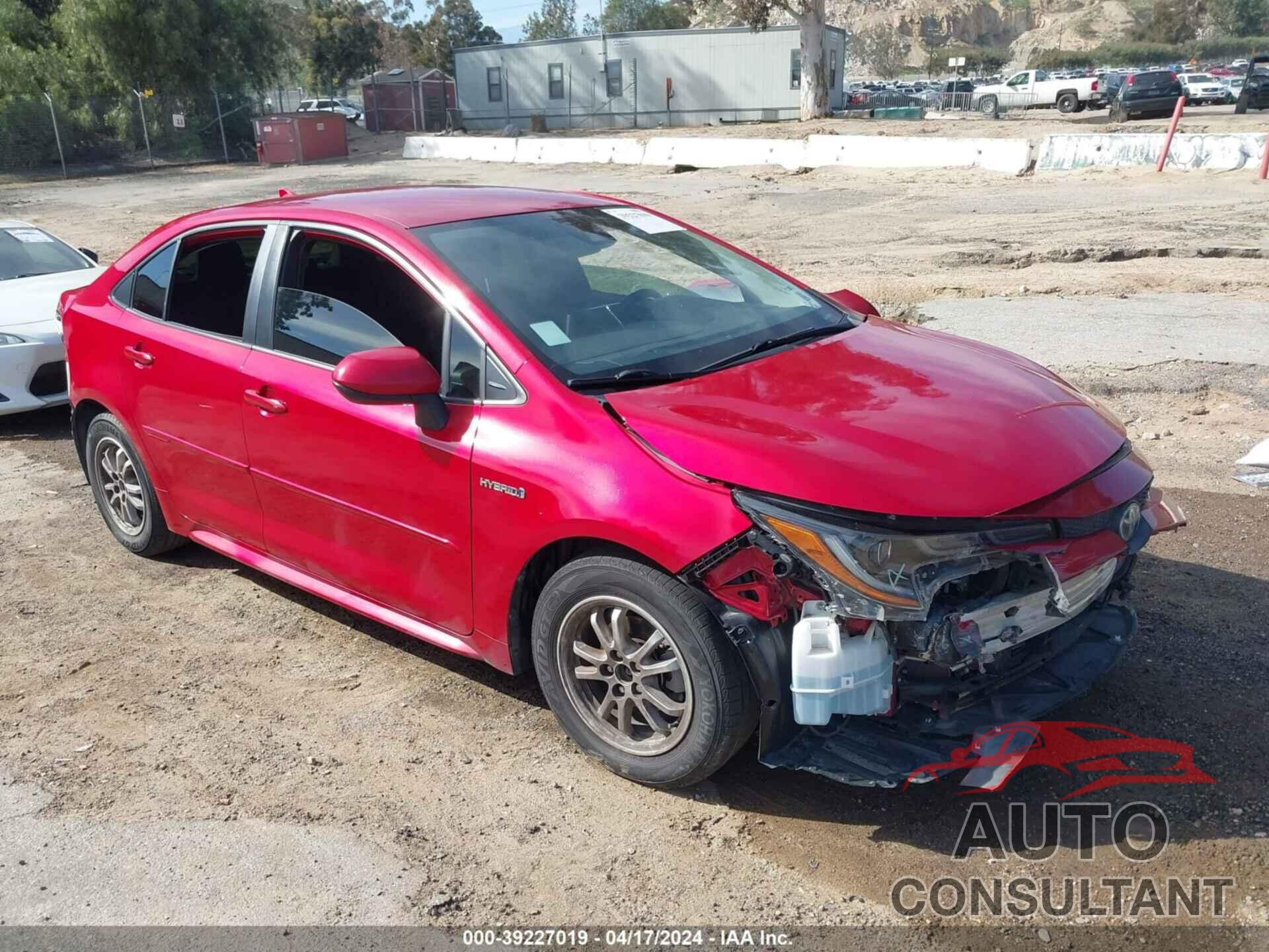 TOYOTA COROLLA 2020 - JTDEBRBE2LJ031407
