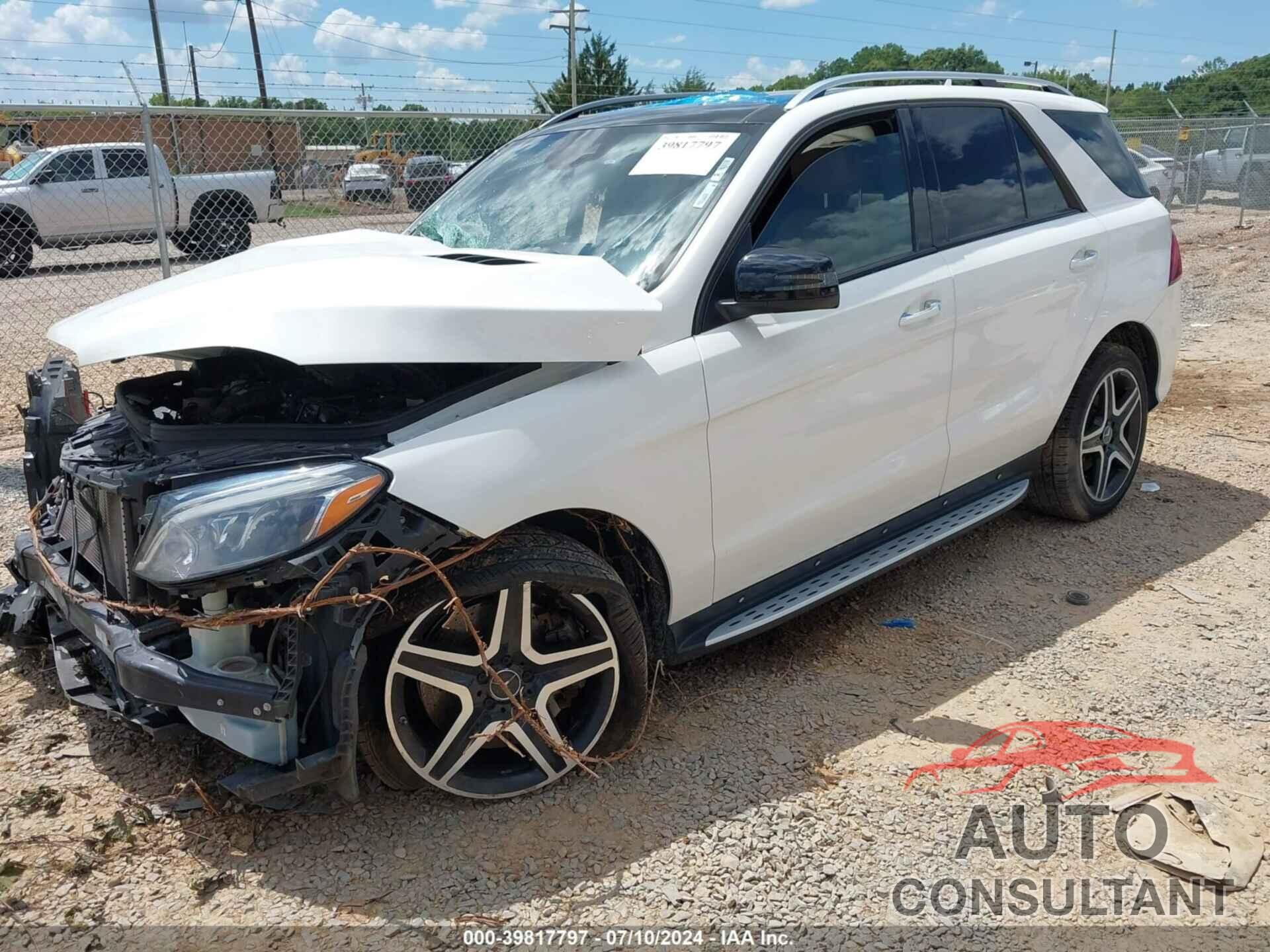 MERCEDES-BENZ AMG GLE 43 2017 - 4JGDA6EB9HA907827