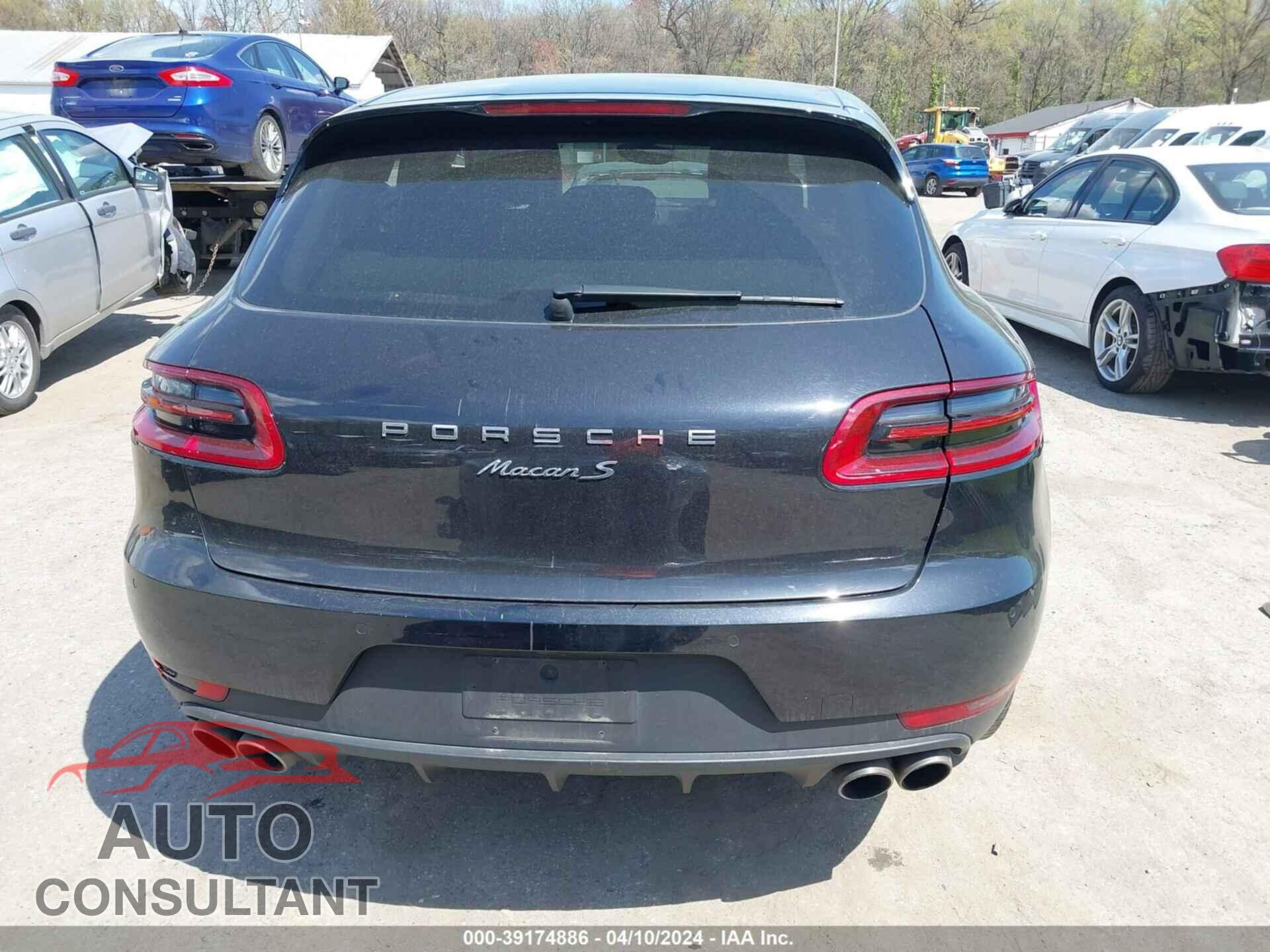 PORSCHE MACAN 2016 - WP1AB2A59GLB49793