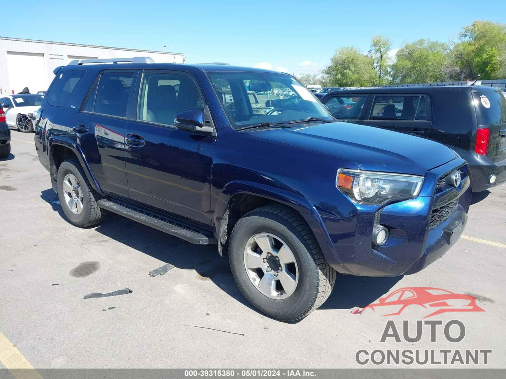 TOYOTA 4RUNNER 2016 - JTEBU5JR6G5382793