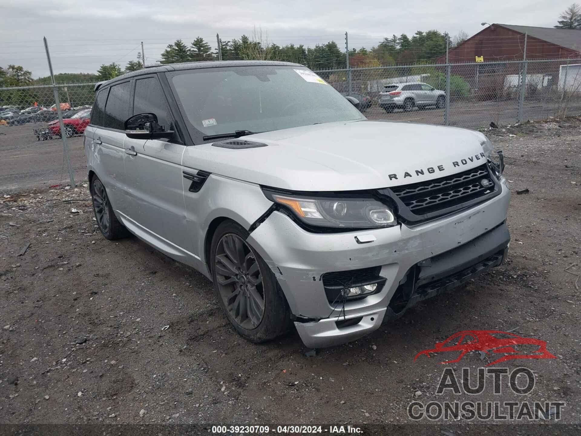 LAND ROVER RANGE ROVER SPORT 2016 - SALWS2VF6GA560194