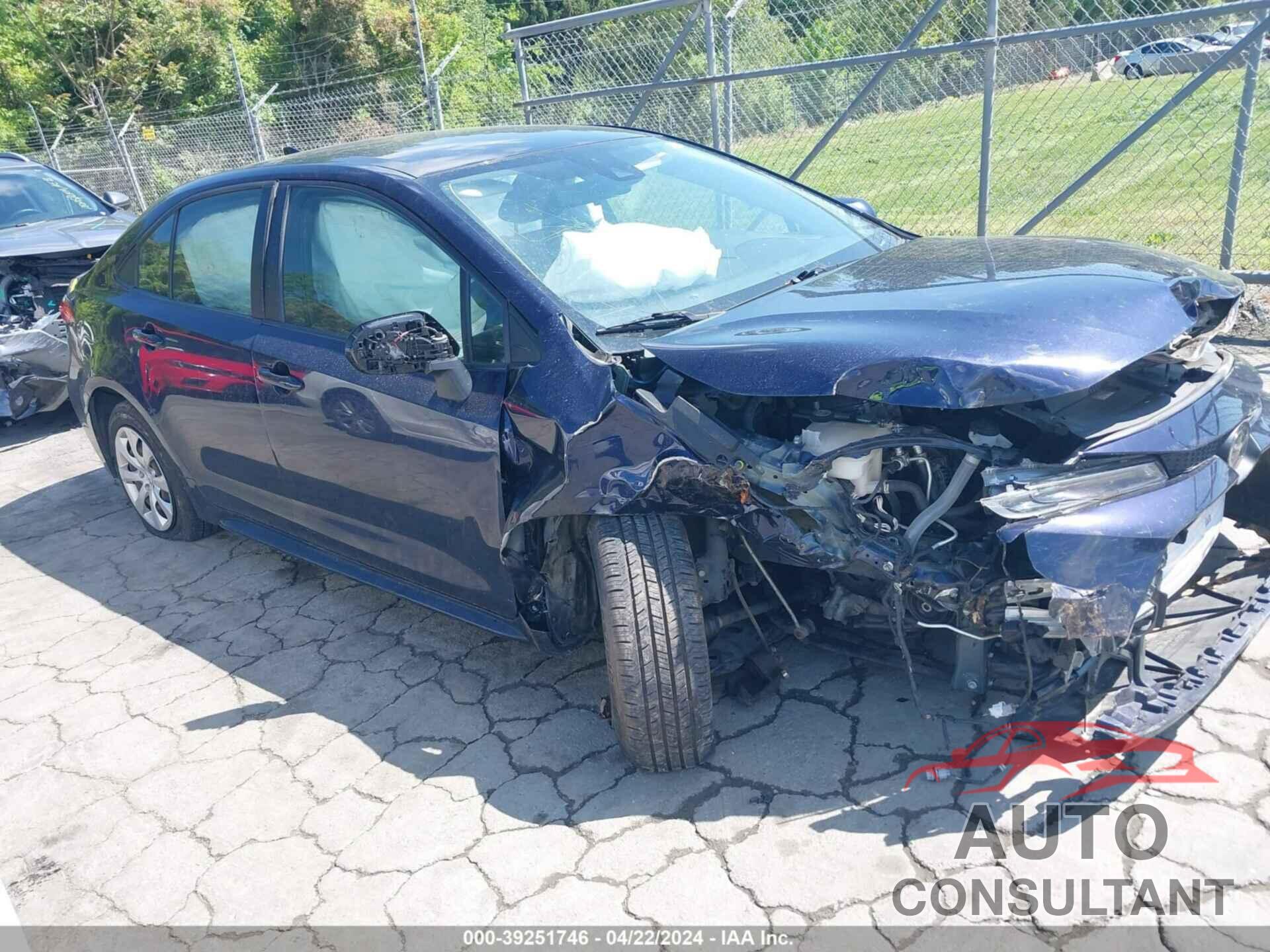TOYOTA COROLLA 2020 - JTDEPRAE8LJ093347