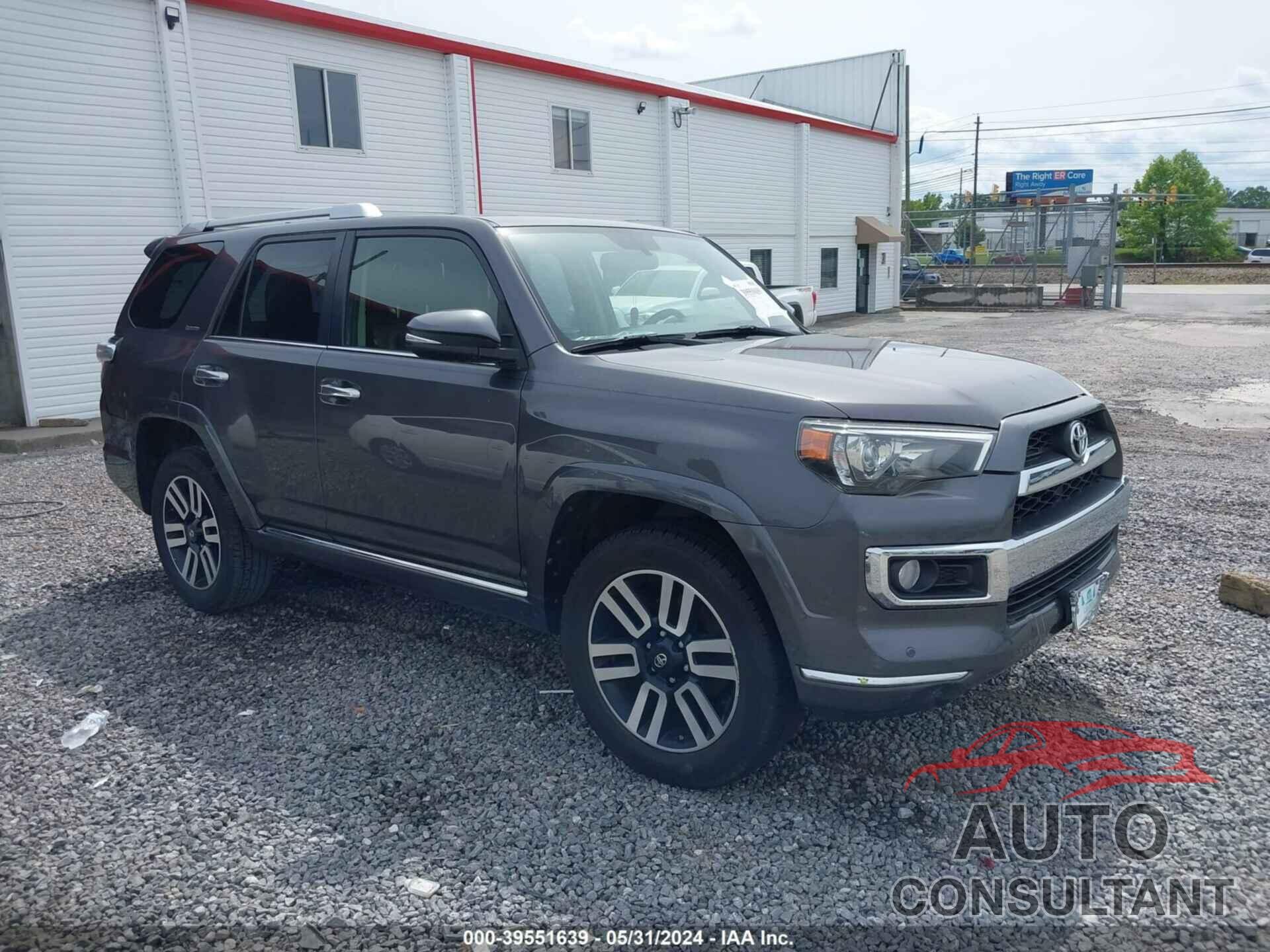 TOYOTA 4RUNNER 2017 - JTEBU5JR3H5475546