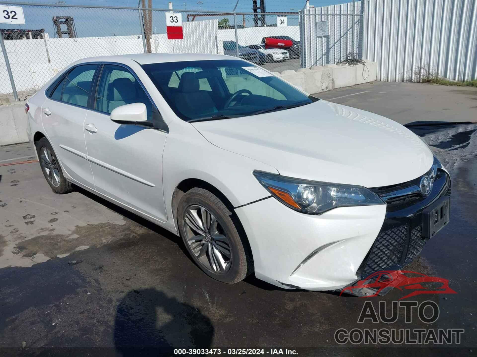 TOYOTA CAMRY 2016 - 4T1BF1FK5GU152232