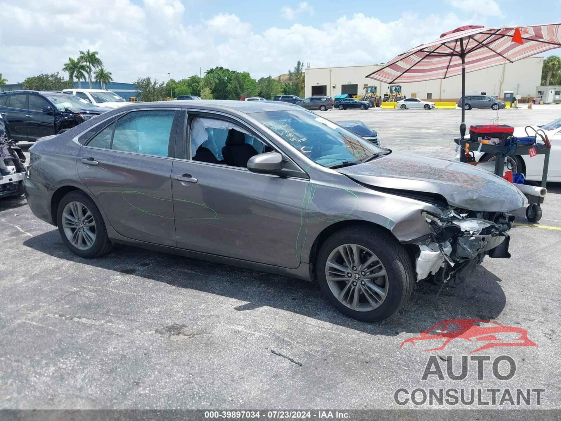 TOYOTA CAMRY 2016 - 4T1BF1FK8GU601807