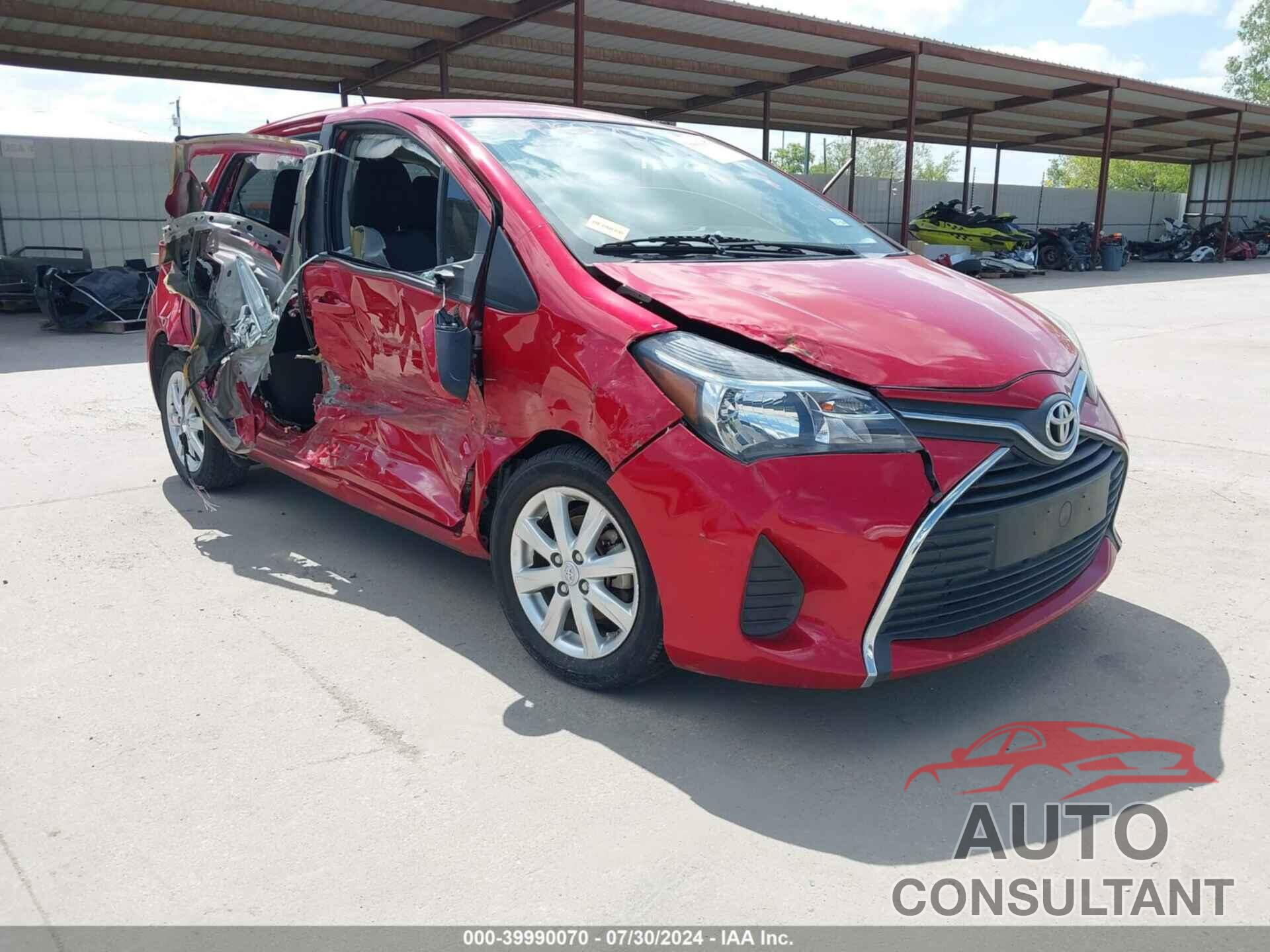 TOYOTA YARIS 2017 - VNKKTUD38HA074095