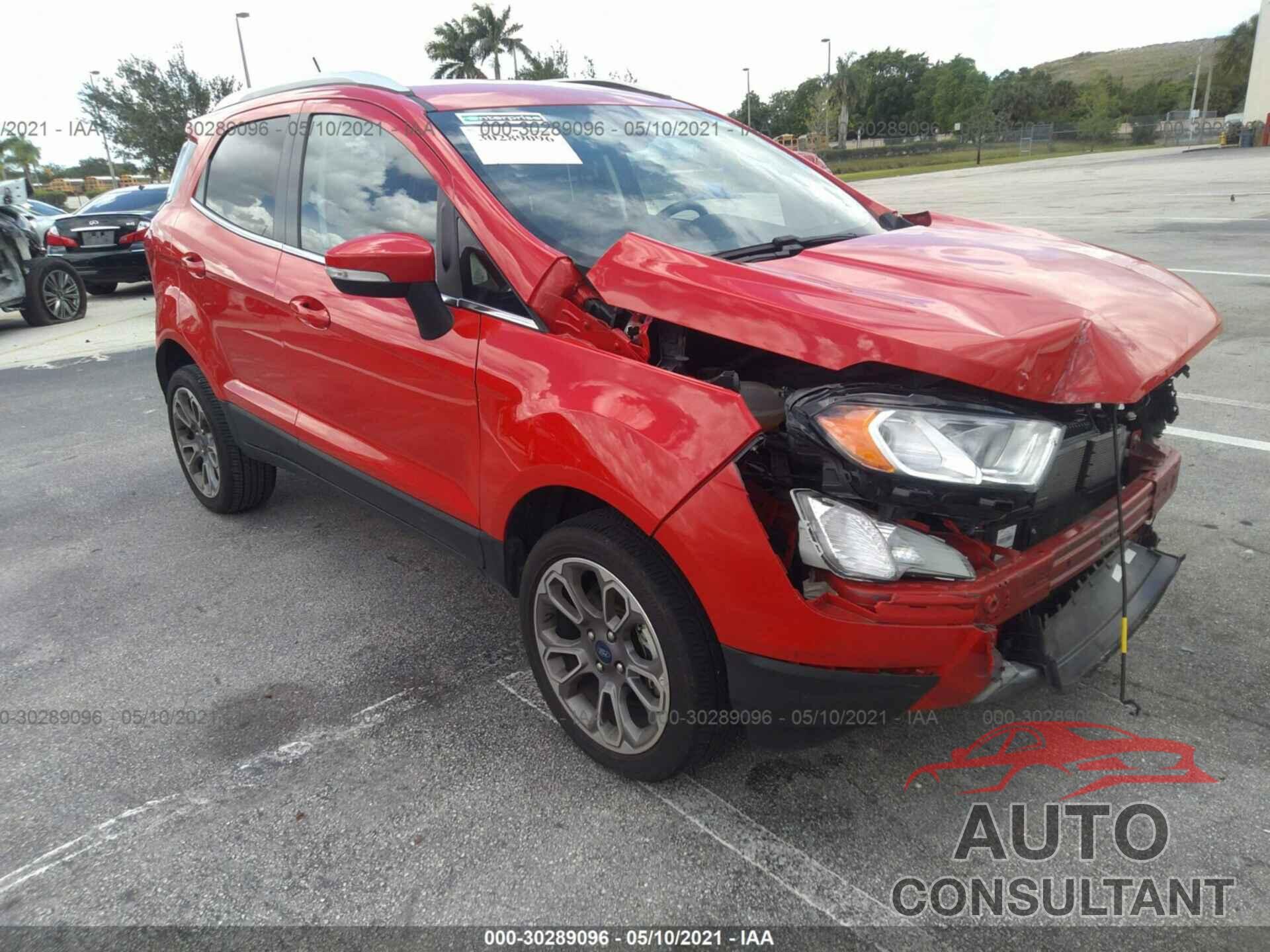 FORD ECOSPORT 2020 - MAJ6S3KL7LC349792