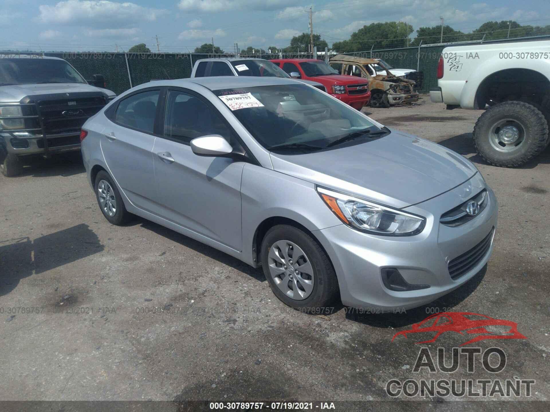 HYUNDAI ACCENT 2017 - KMHCT4AE6HU231409