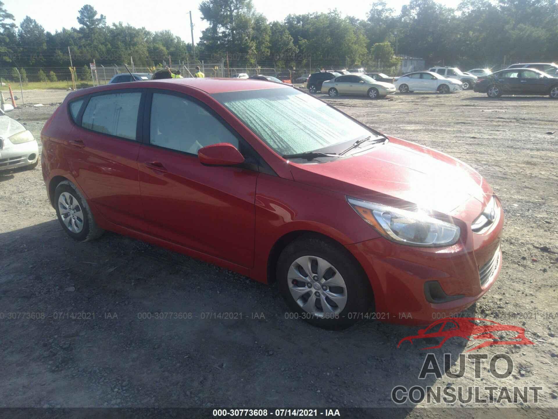 HYUNDAI ACCENT 2017 - KMHCT5AE3HU338780