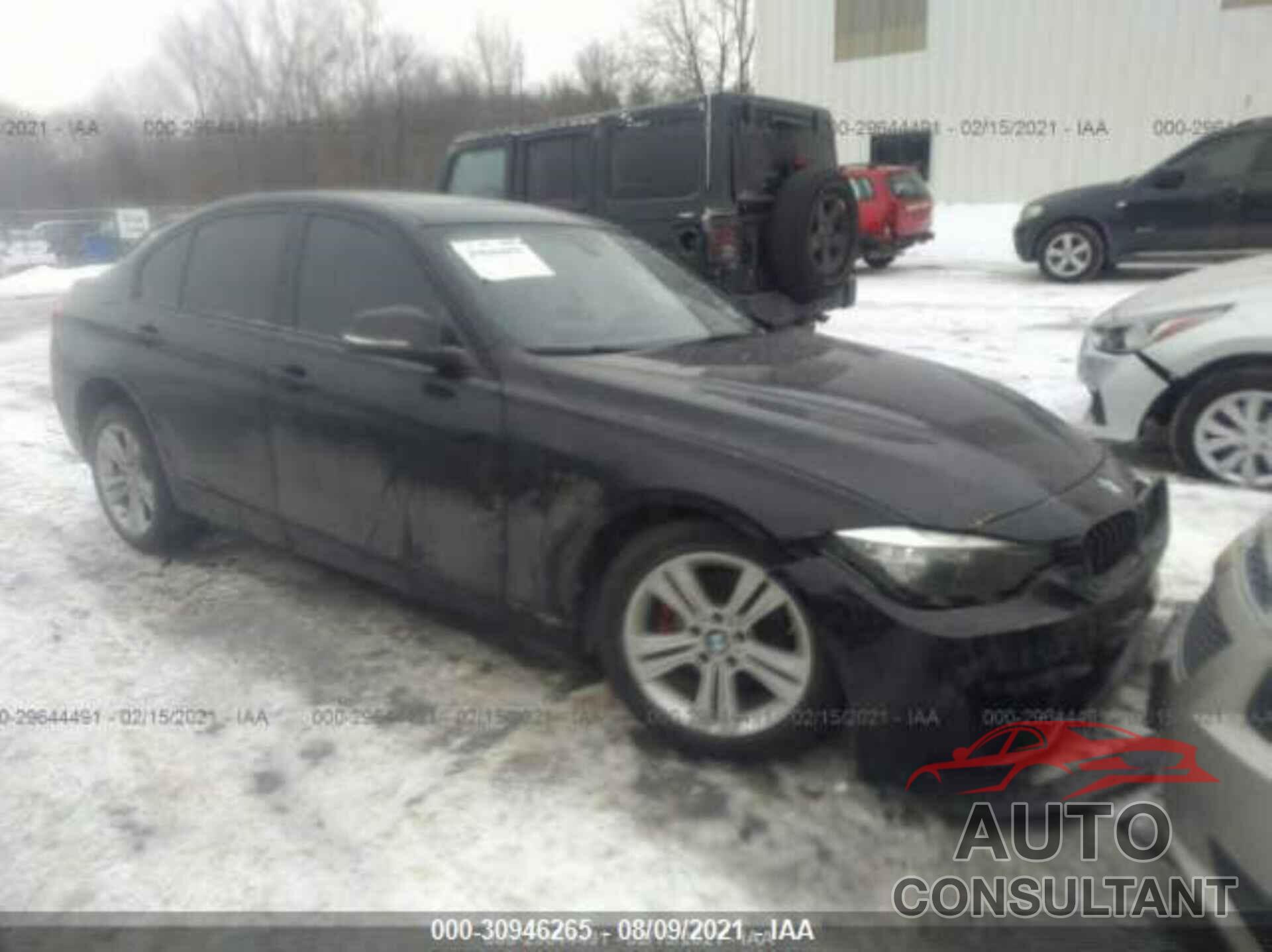 BMW 3 SERIES 2016 - WBA8E3G51GNU00389