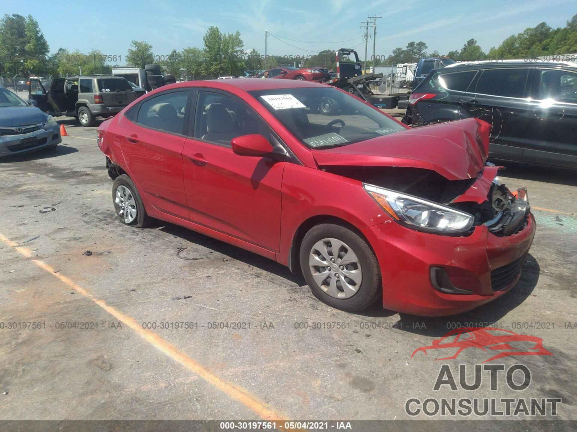 HYUNDAI ACCENT 2016 - KMHCT4AE8GU148613