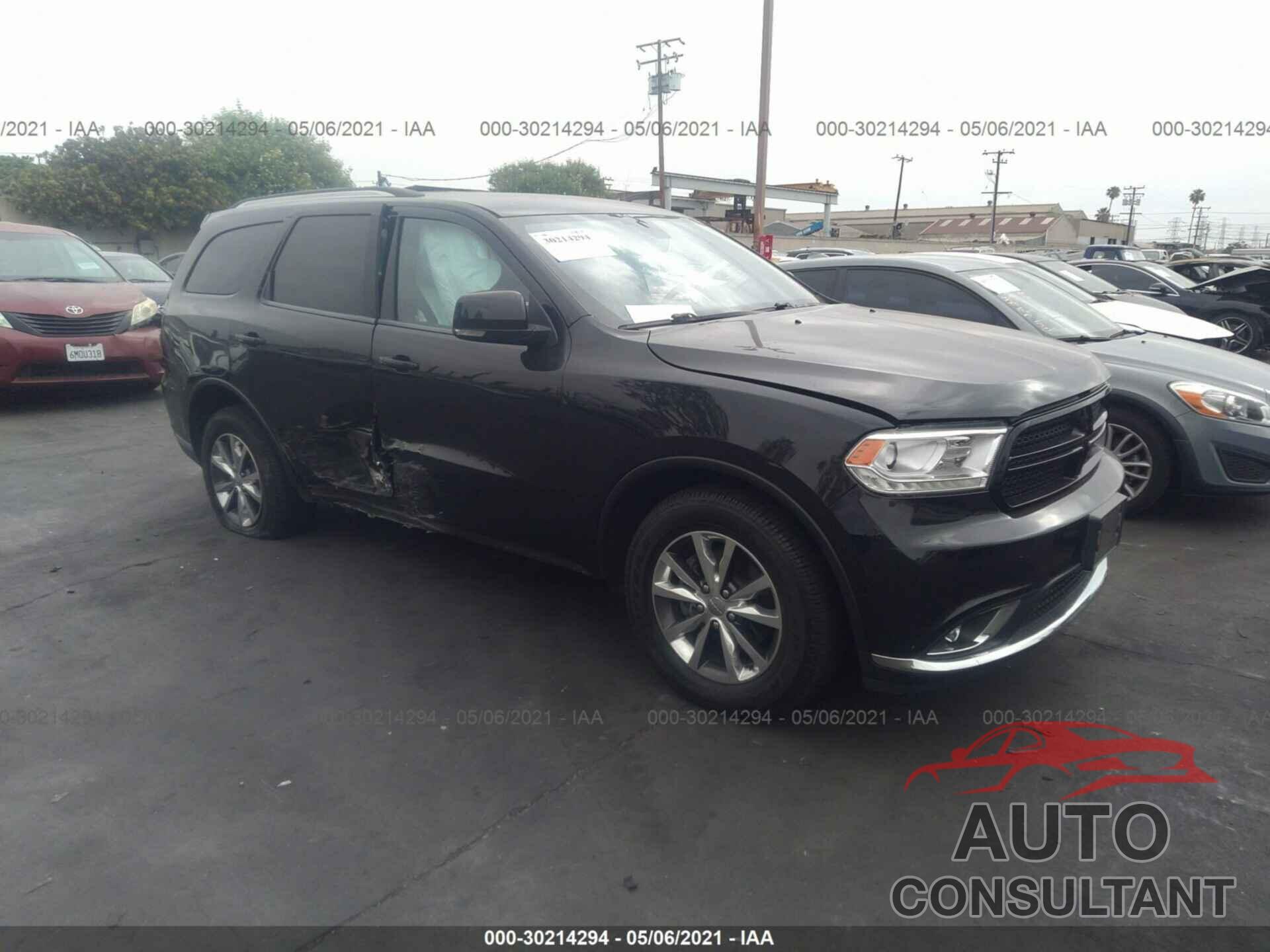 DODGE DURANGO 2016 - 1C4RDHDG2GC322407