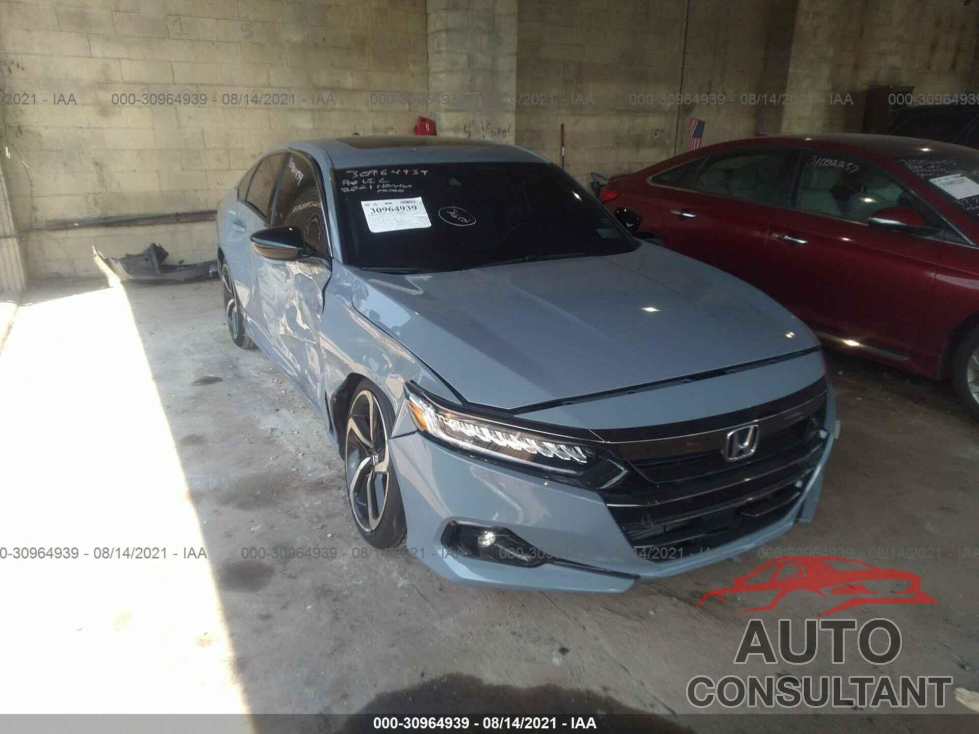 HONDA ACCORD SEDAN 2021 - 1HGCV2F33MA001625