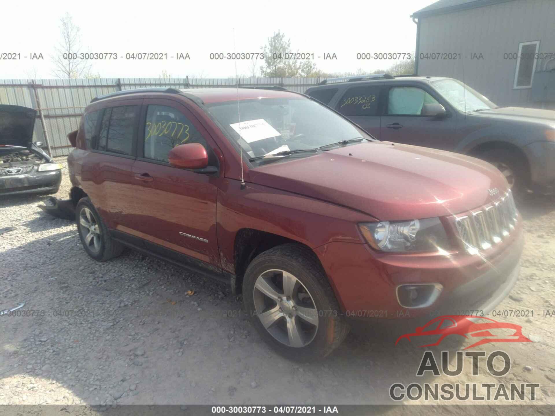 JEEP COMPASS 2017 - 1C4NJCEA9HD130420