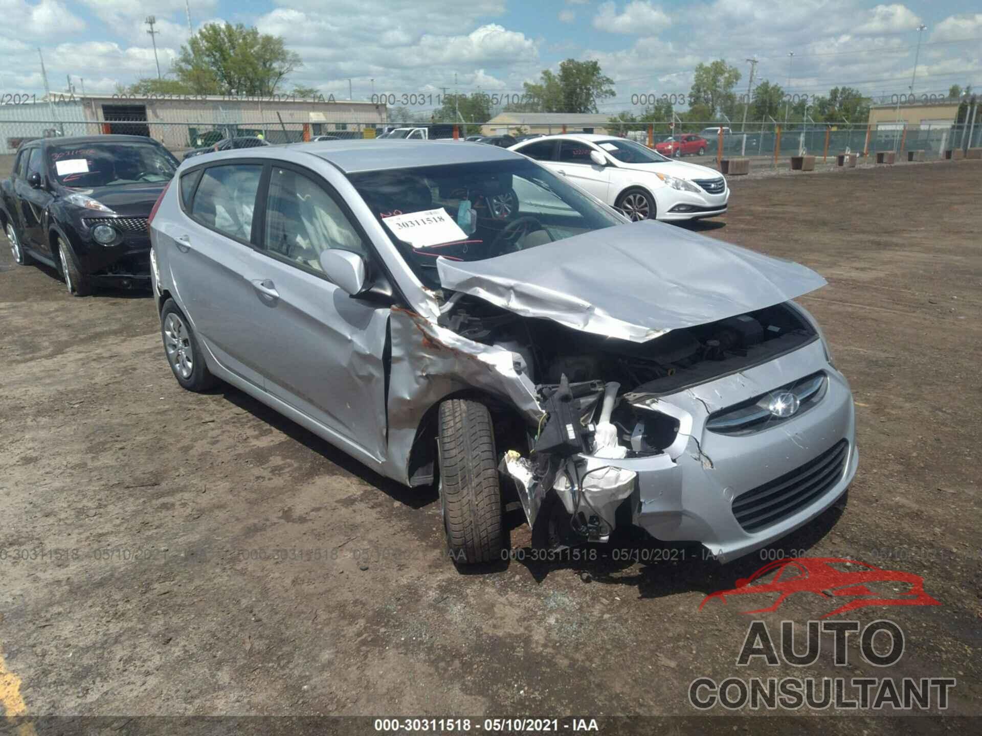 HYUNDAI ACCENT 2016 - KMHCT5AE9GU255420