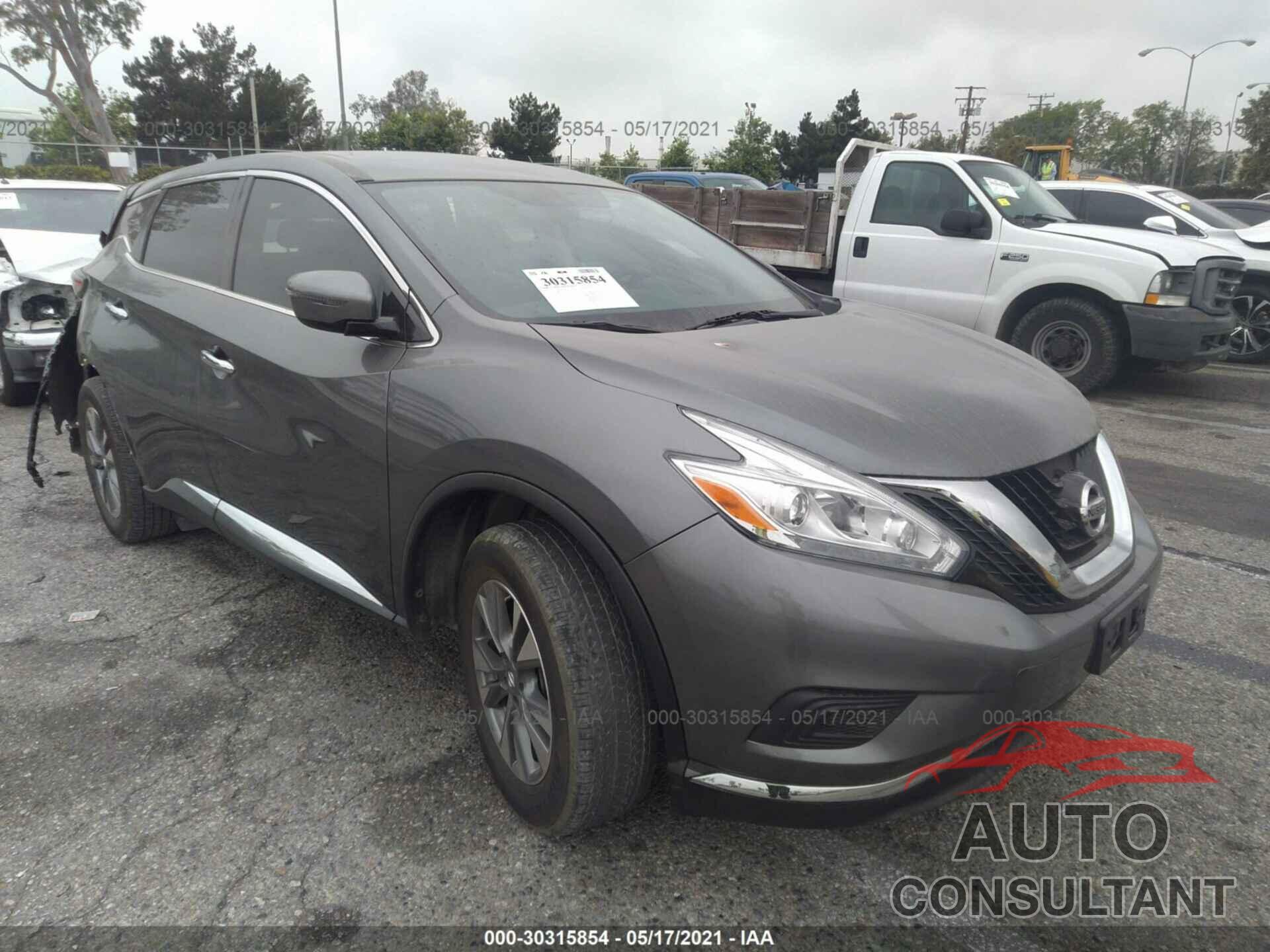 NISSAN MURANO 2016 - 5N1AZ2MG2GN102311