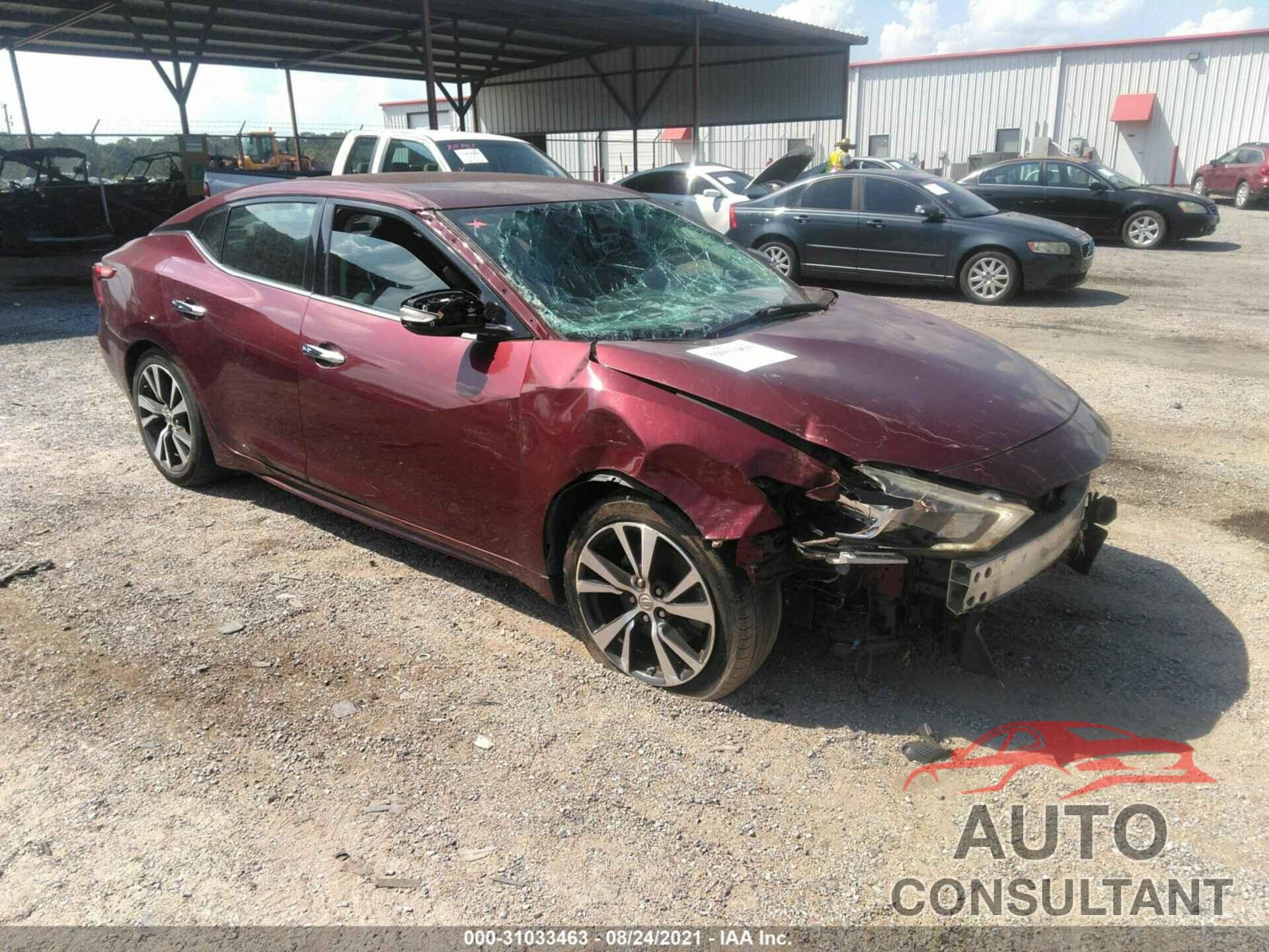 NISSAN MAXIMA 2016 - 1N4AA6APXGC385050