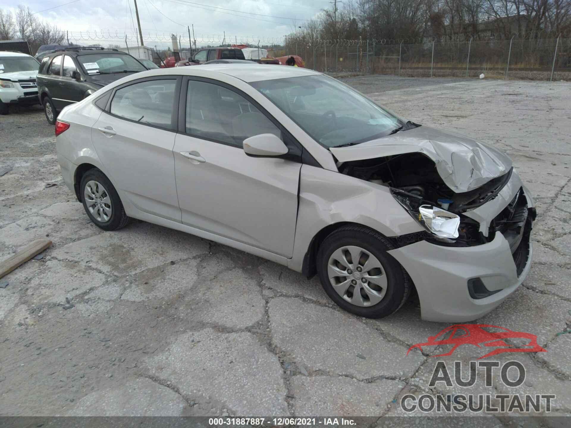 HYUNDAI ACCENT 2016 - KMHCT4AE7GU018046