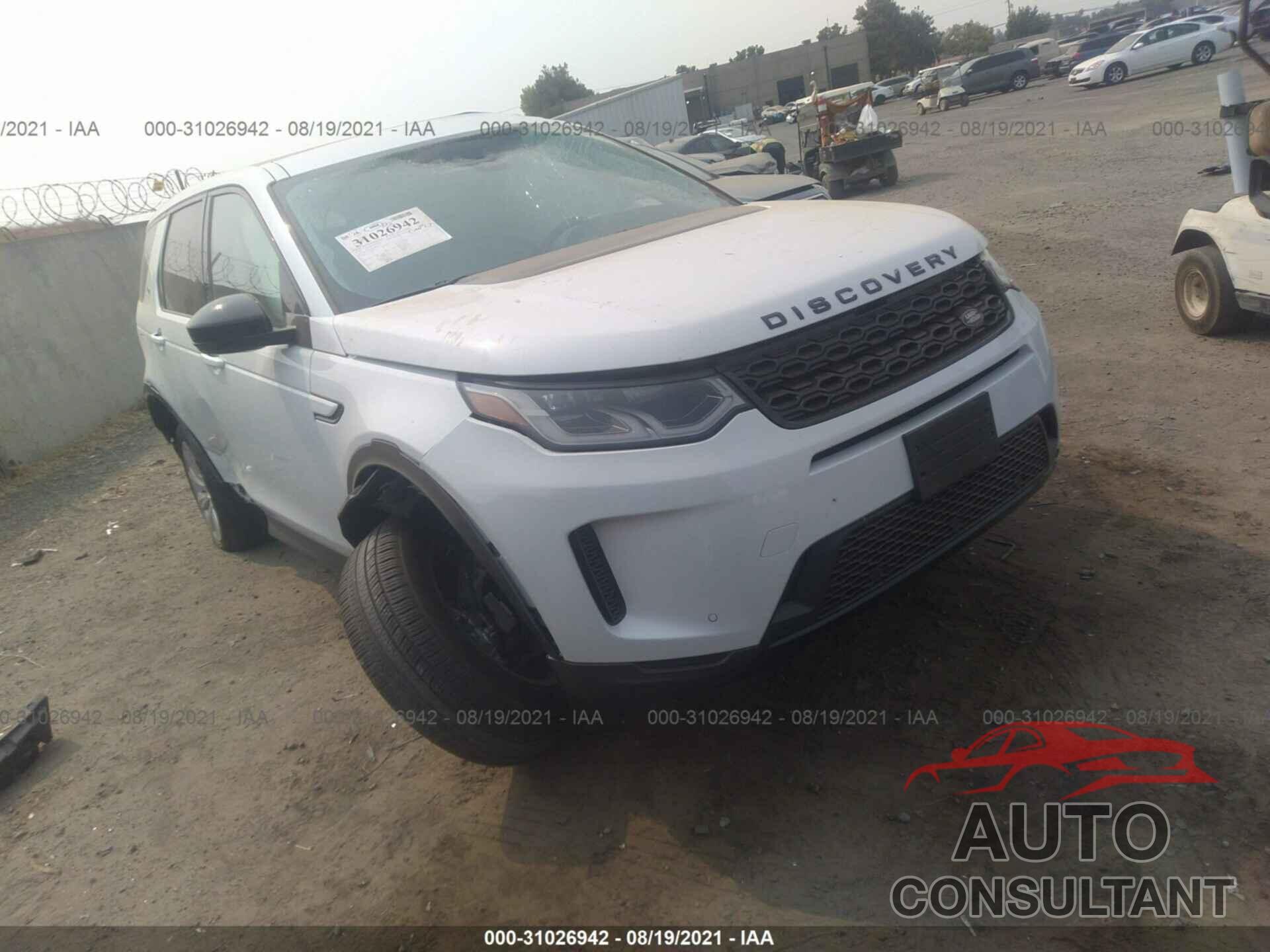 LAND ROVER DISCOVERY SPORT 2020 - SALCP2FX9LH860373