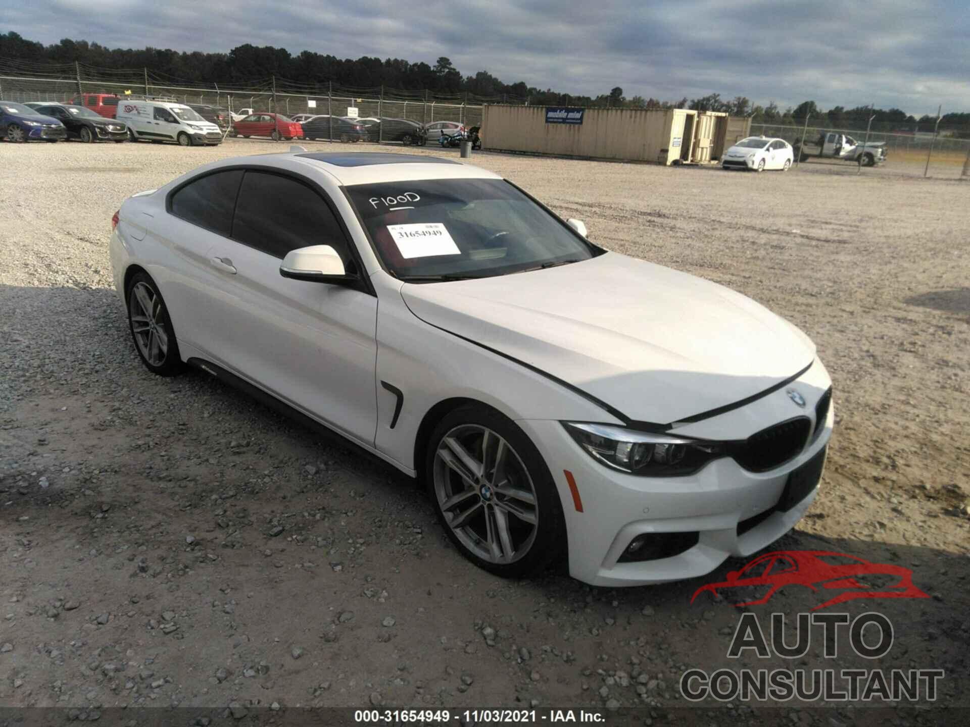 BMW 4 SERIES 2018 - WBA4W3C55JAC38656