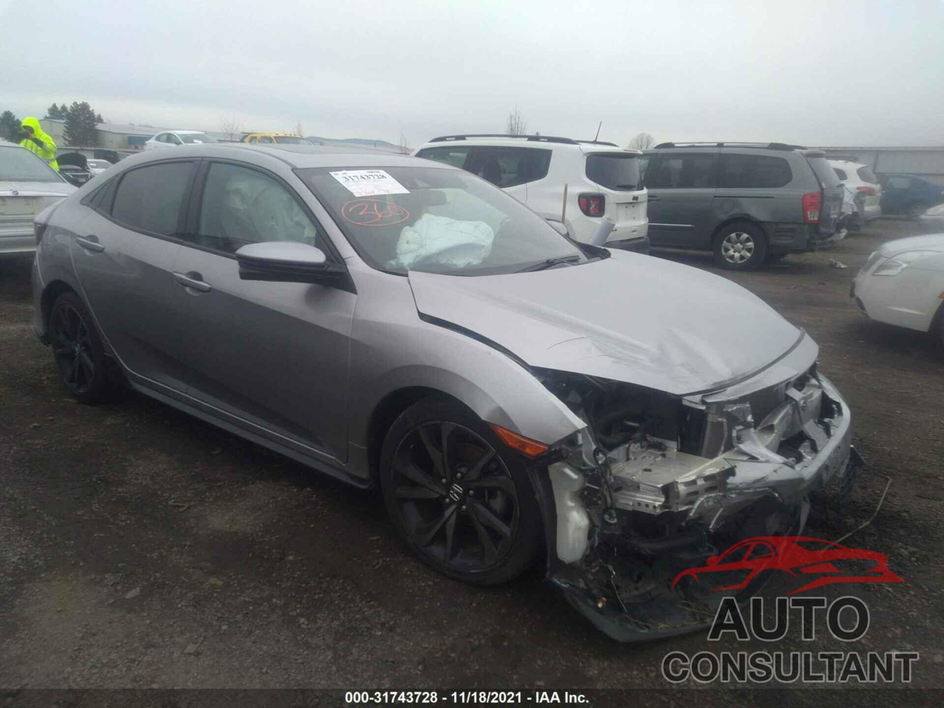HONDA CIVIC HATCHBACK 2018 - SHHFK7H9XJU229545
