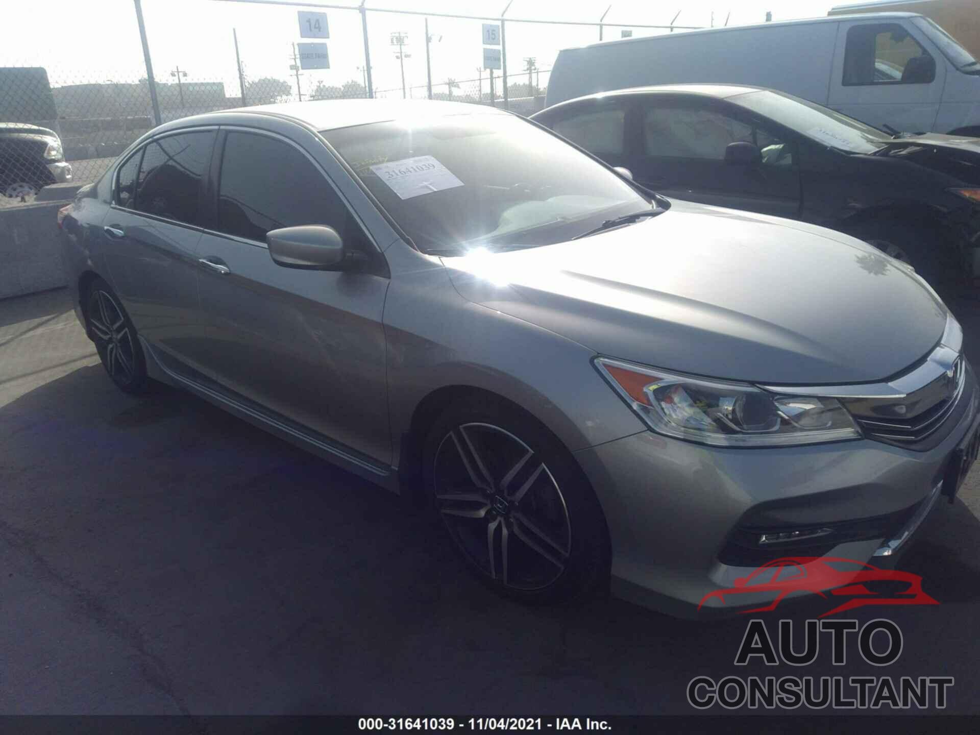 HONDA ACCORD SEDAN 2016 - 1HGCR2F54GA100559
