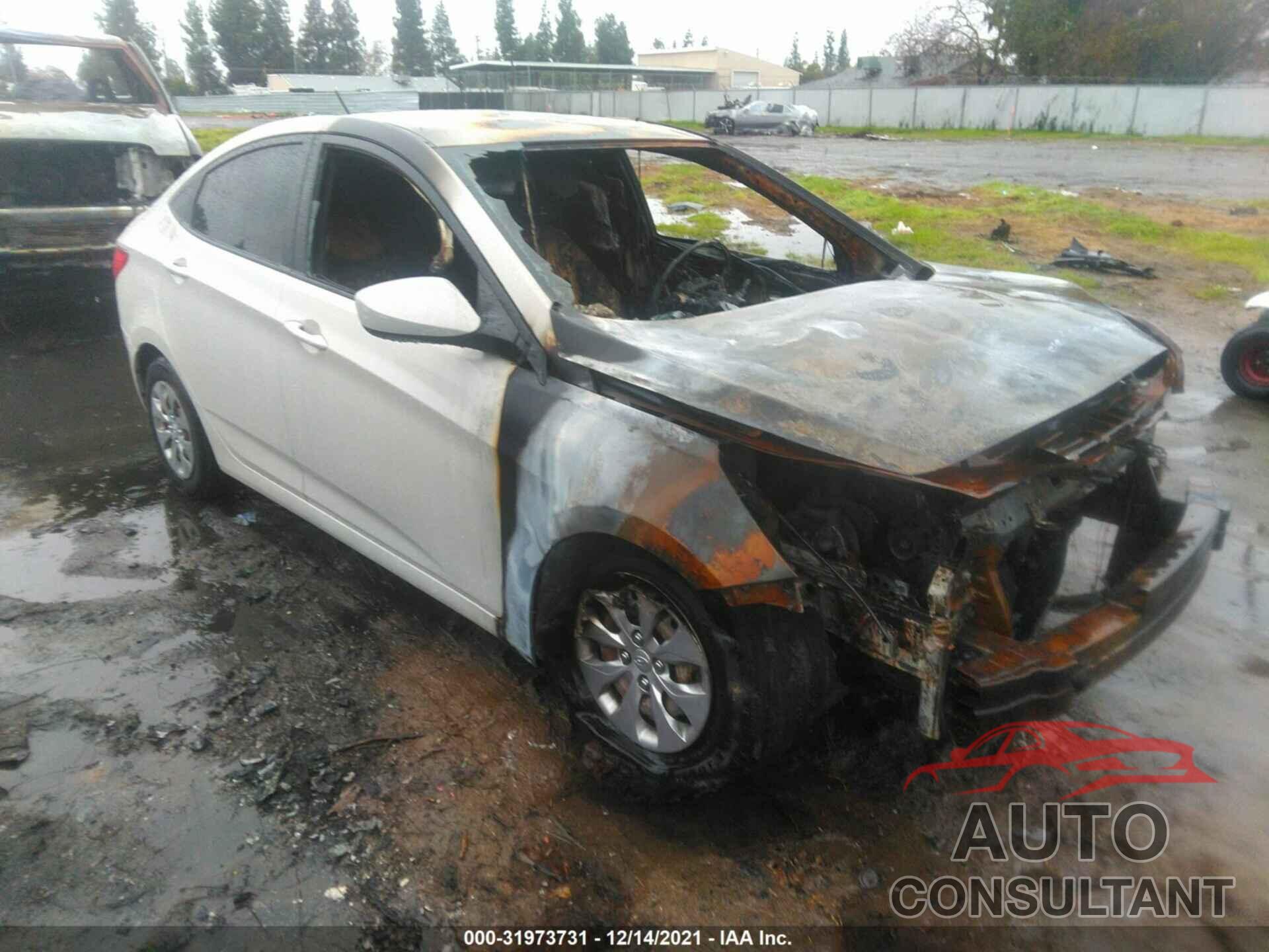 HYUNDAI ACCENT 2016 - KMHCT4AE3GU964063
