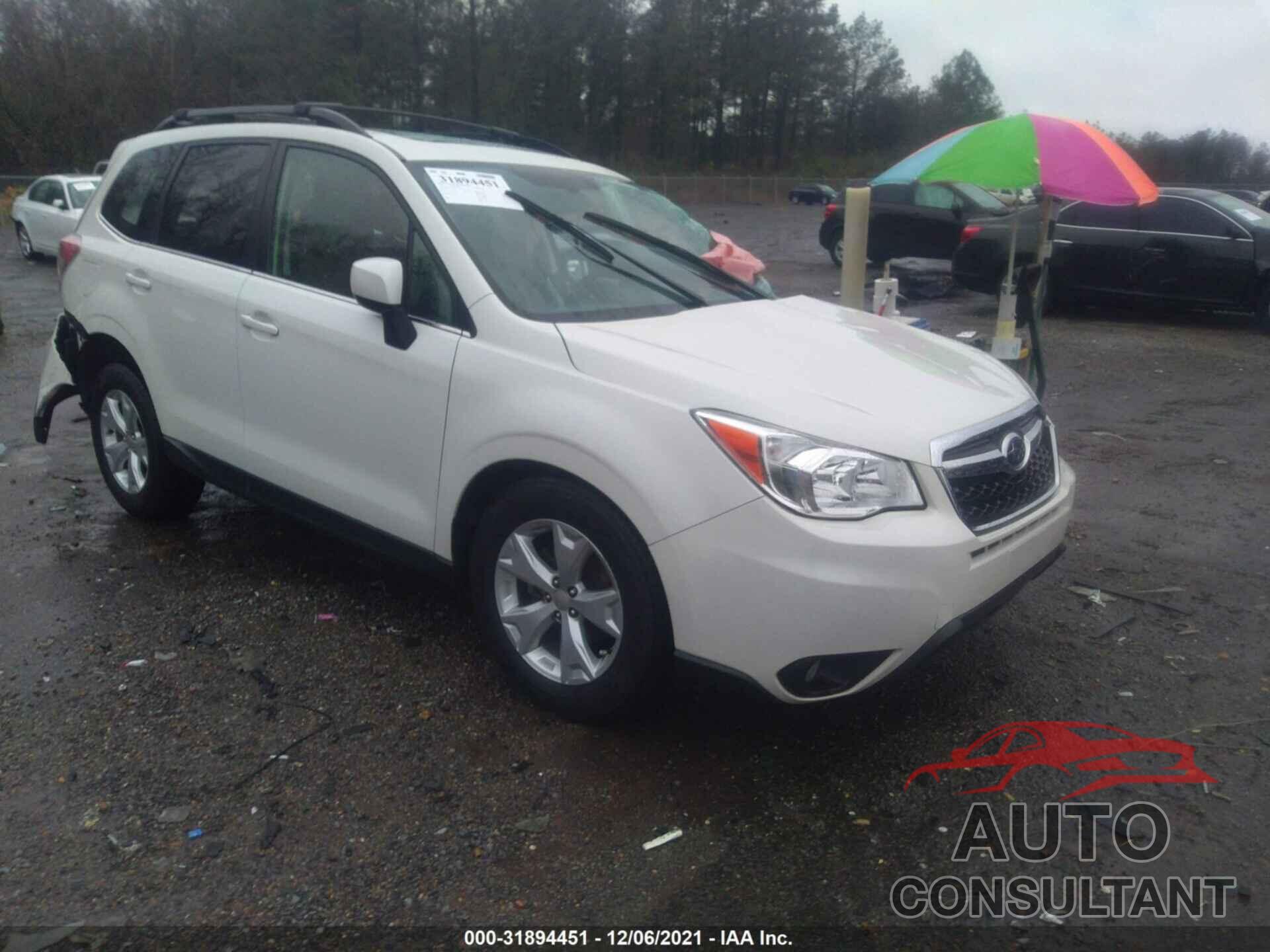SUBARU FORESTER 2016 - JF2SJAKC1GH410581