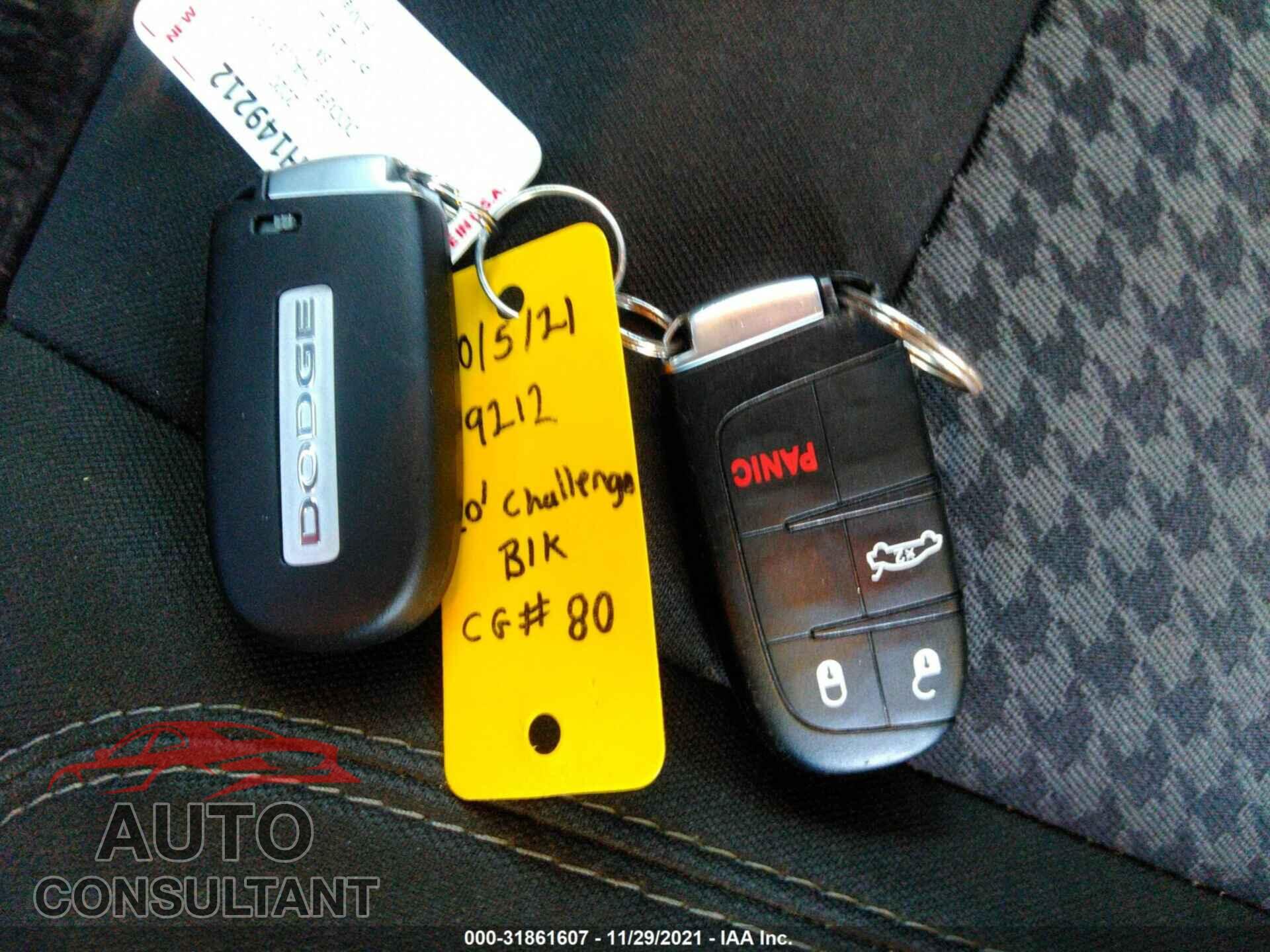 DODGE CHALLENGER 2020 - 2C3CDZAG4LH149212