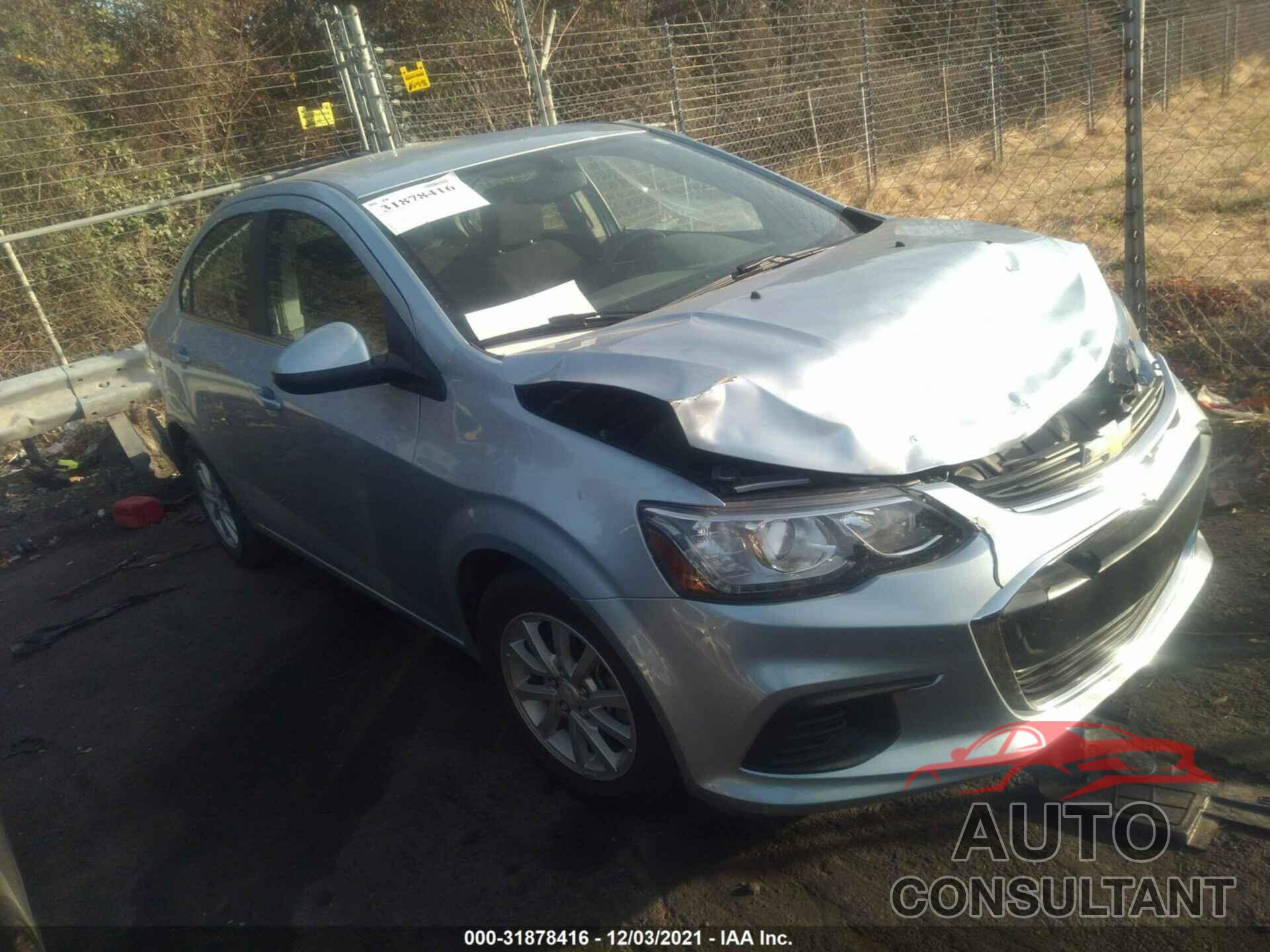 CHEVROLET SONIC 2017 - 1G1JD5SB4H4153563