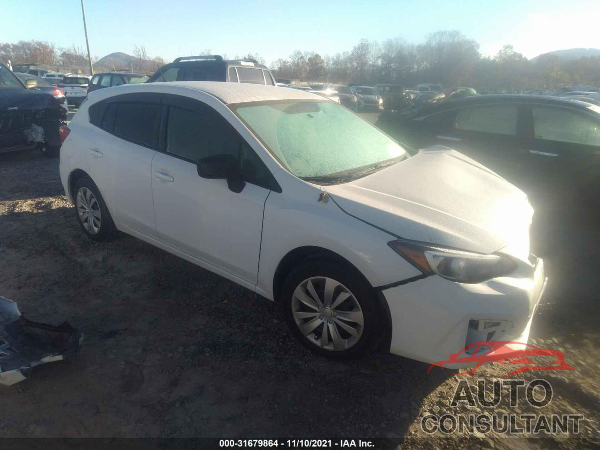SUBARU IMPREZA 2017 - 4S3GTAA61H3716933
