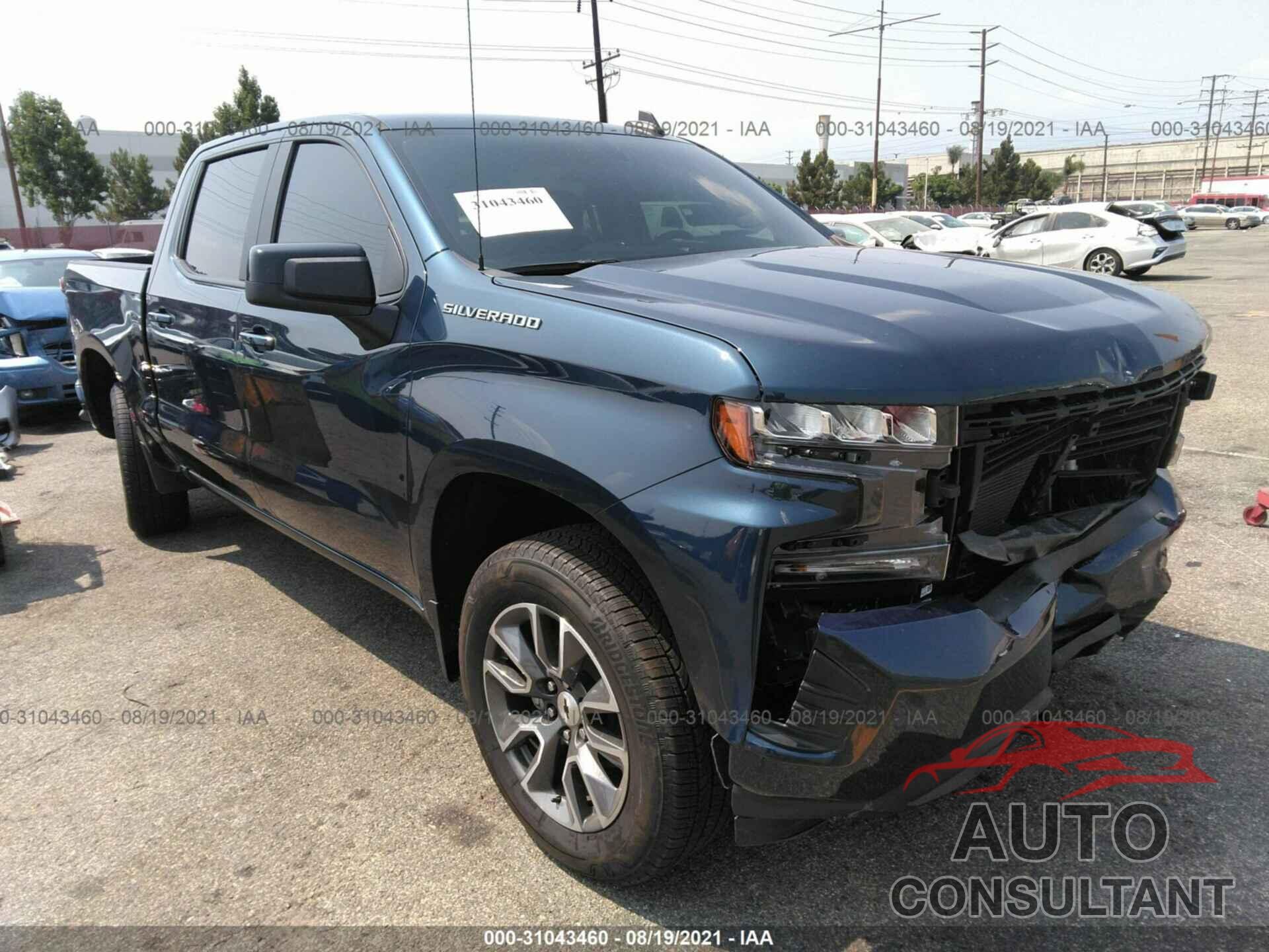 CHEVROLET SILVERADO 1500 2021 - 3GCPWDED4MG245207