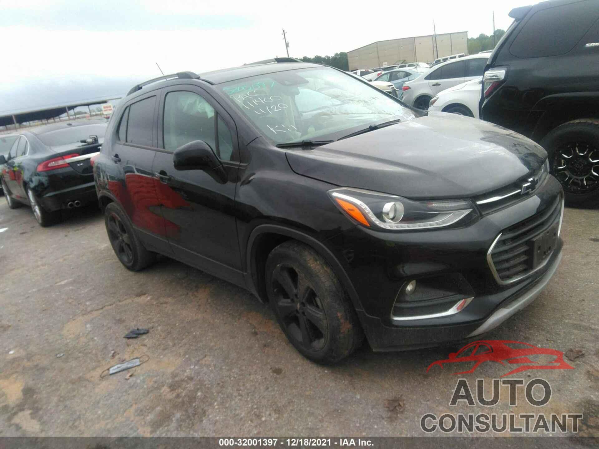 CHEVROLET TRAX 2019 - KL7CJMSB7KB788831