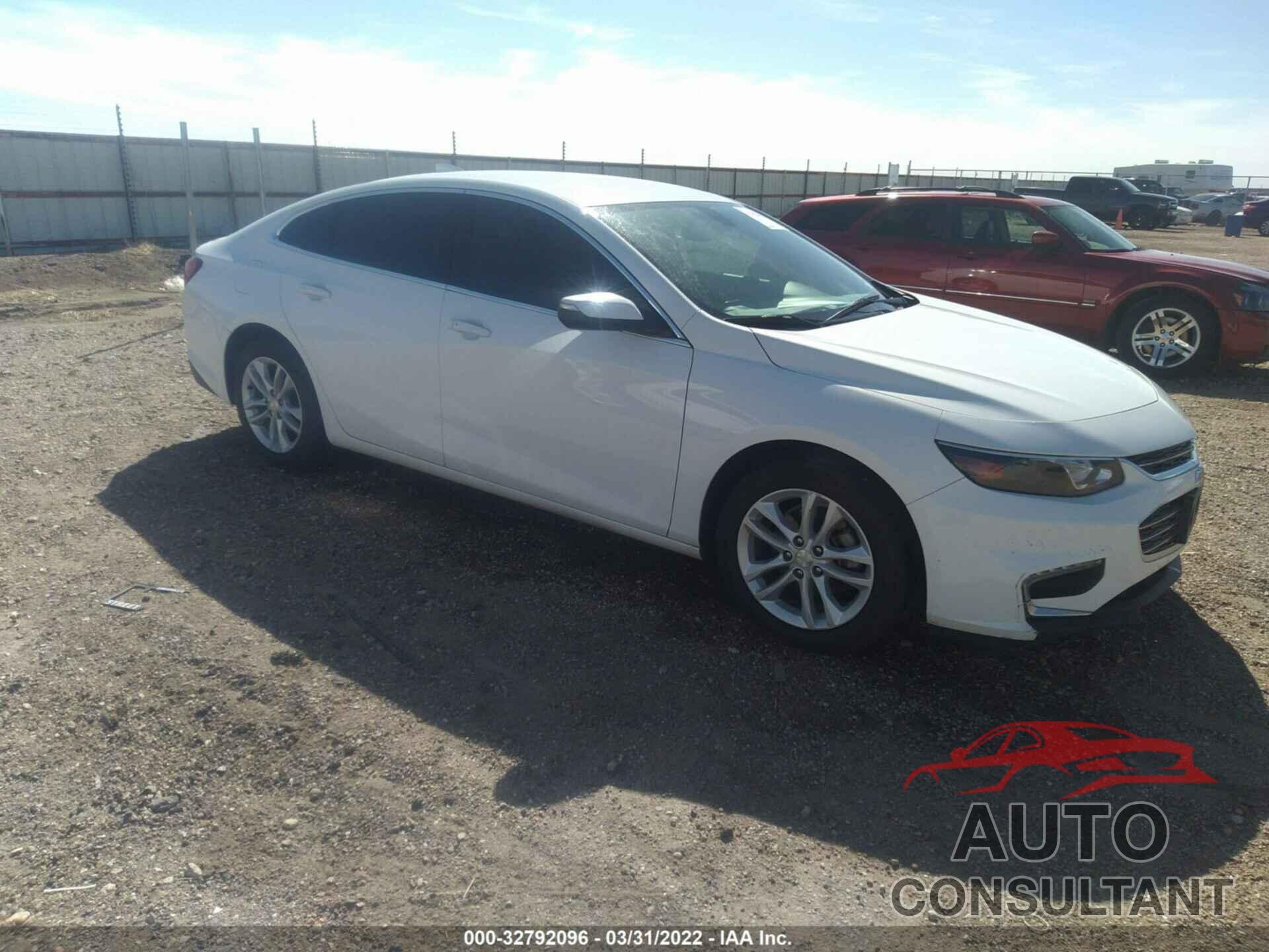 CHEVROLET MALIBU 2016 - 1G1ZE5ST2GF189313