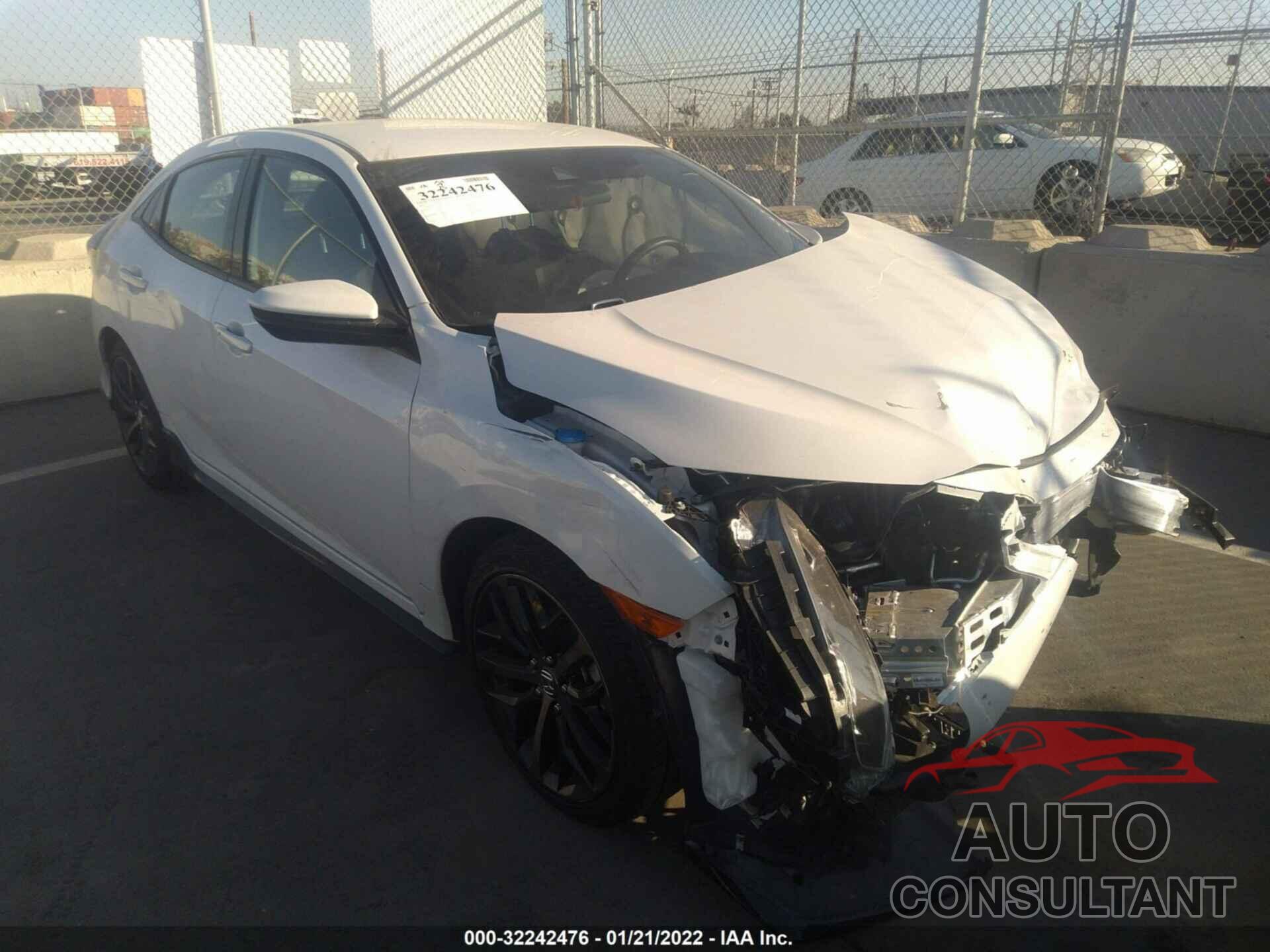 HONDA CIVIC HATCHBACK 2021 - SHHFK7H41MU414592