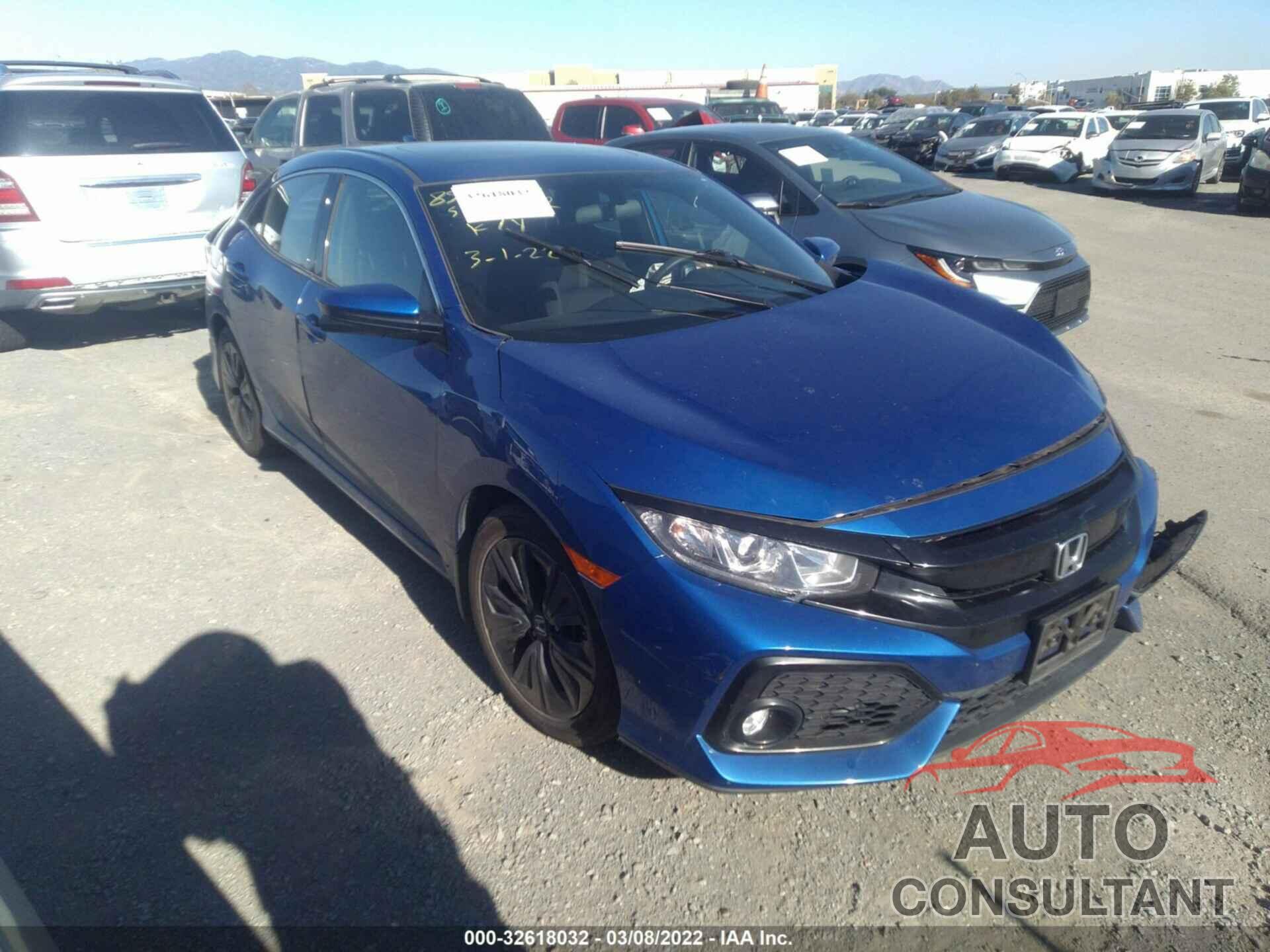 HONDA CIVIC HATCHBACK 2018 - SHHFK7H59JU405157