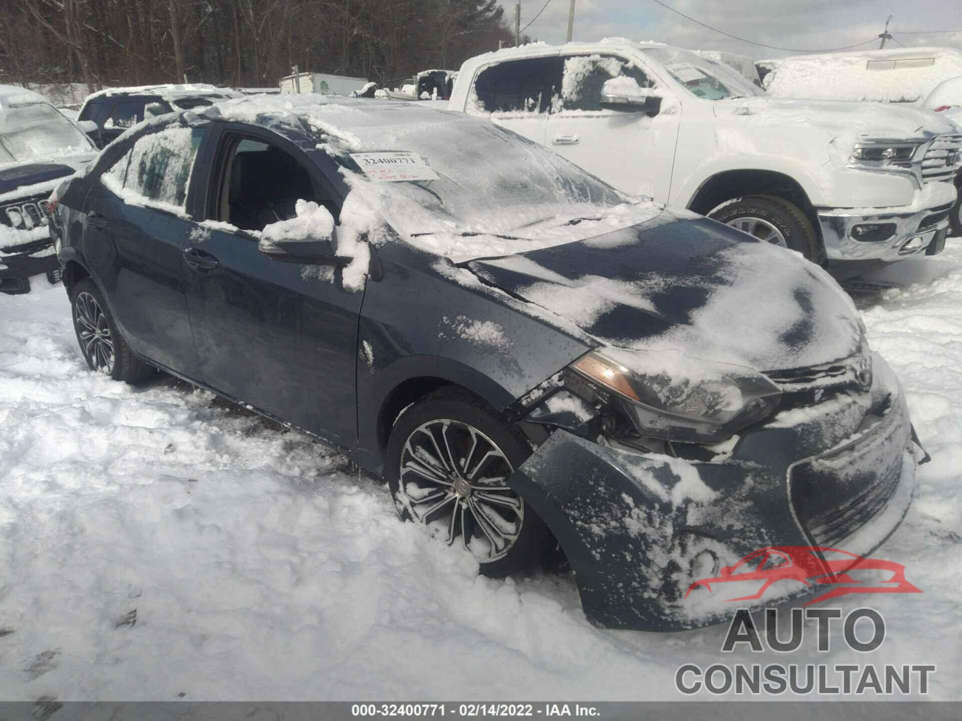 TOYOTA COROLLA 2016 - 2T1BURHE3GC737324