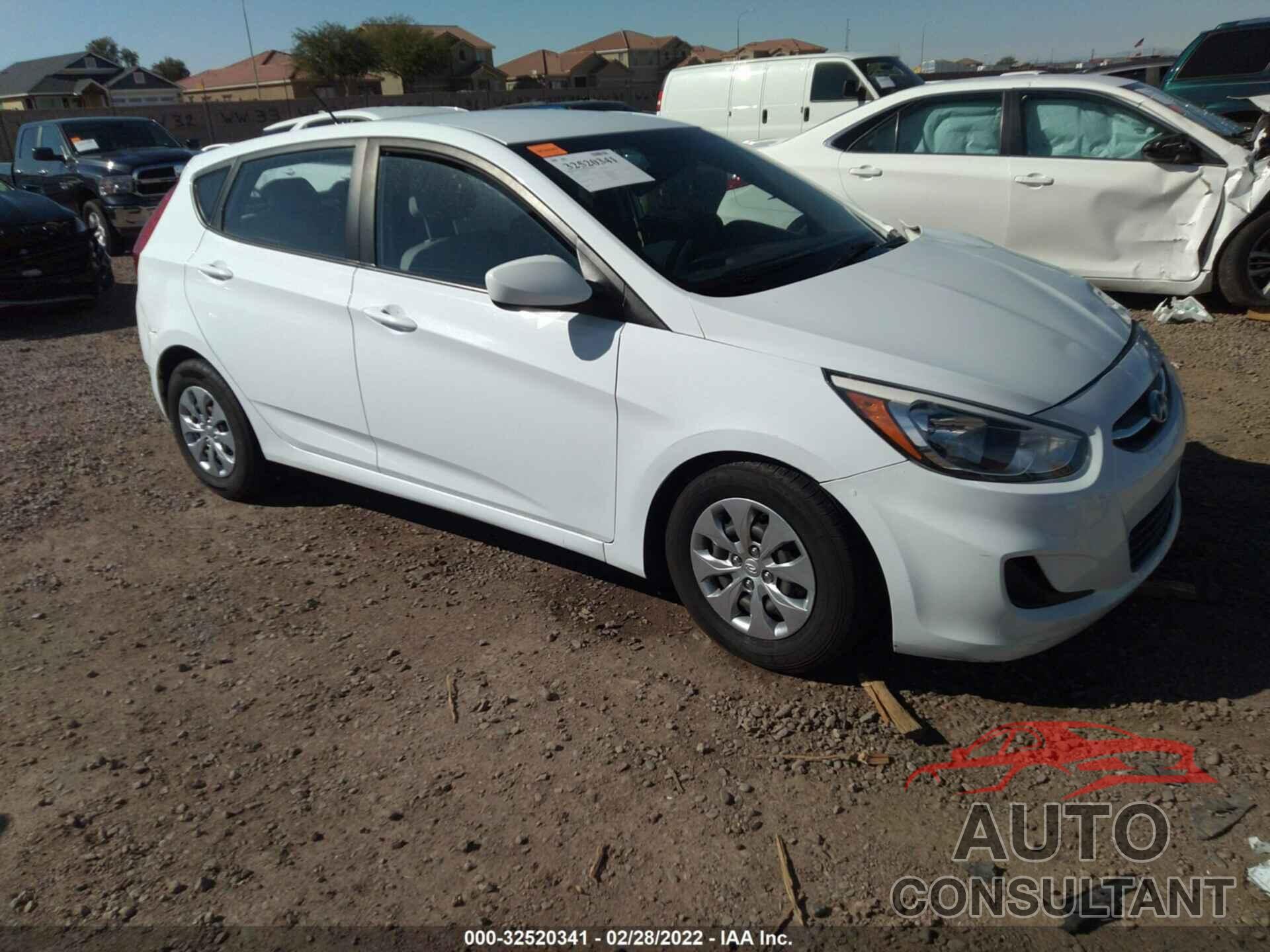 HYUNDAI ACCENT 2017 - KMHCT5AE3HU325575